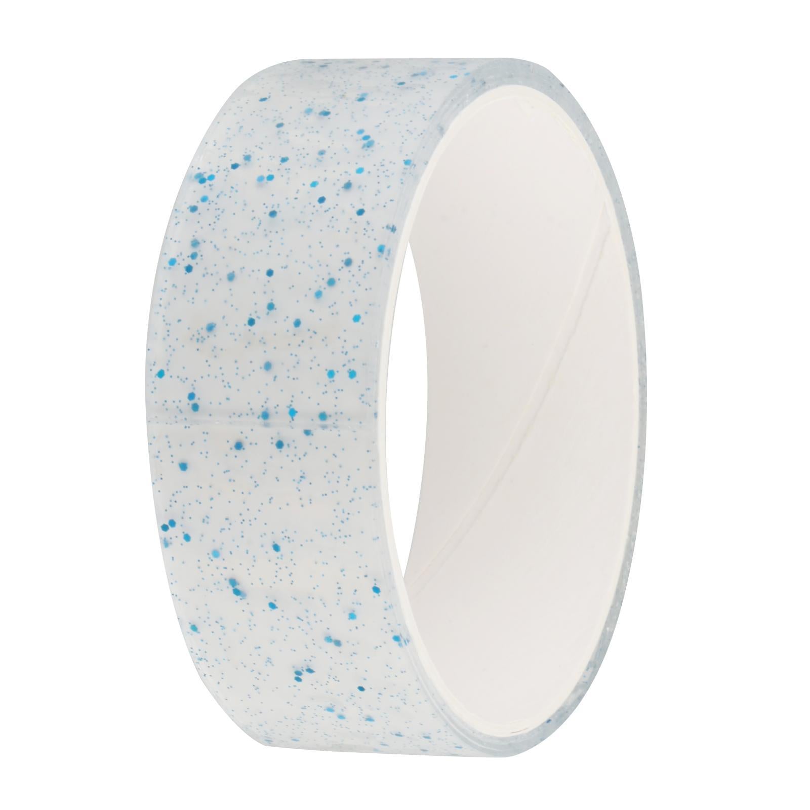 3xTransparent Glitter Nano Tape Picture Mount Tape Funny Blow Bubbles Balloons 1mx5cmx1mm Blue
