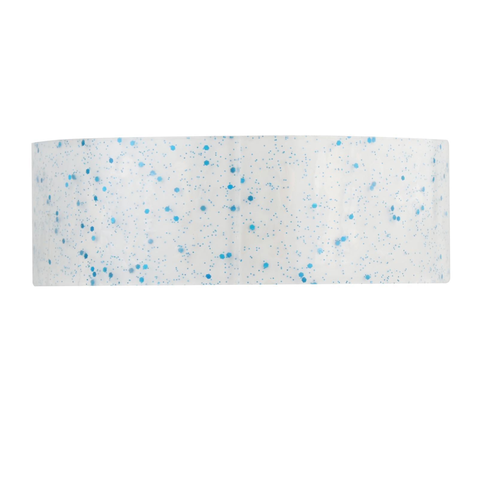2xTransparent Glitter Nano Tape Picture Mount Tape Funny Blow Bubbles Balloons 1mx5cmx1mm Blue
