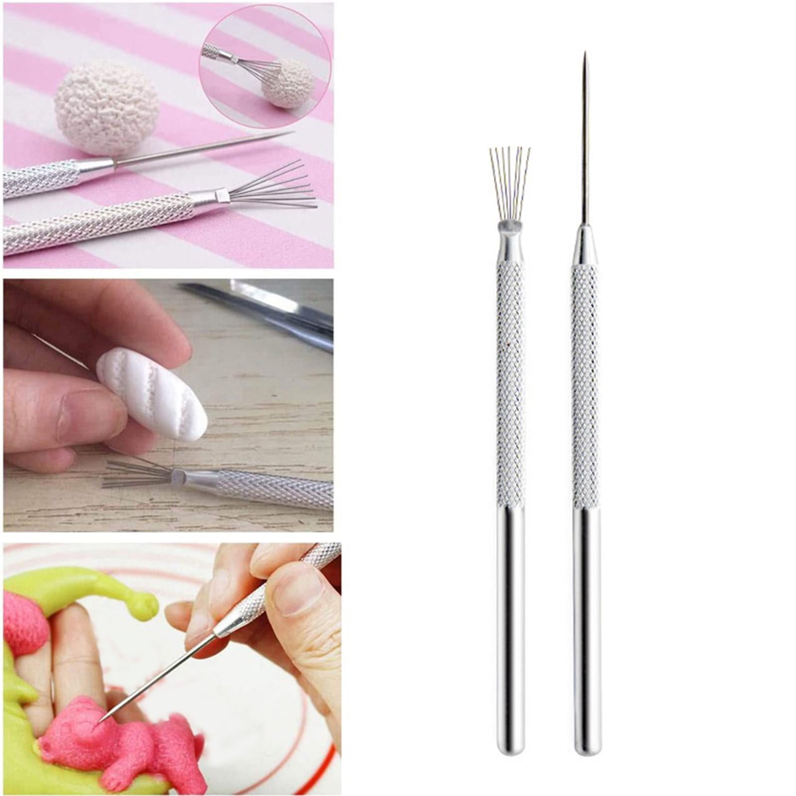 4x7 Pin Clay Detail Sculpting Tool Durable for Scraping DIY Handicraft Cutting 2pcs