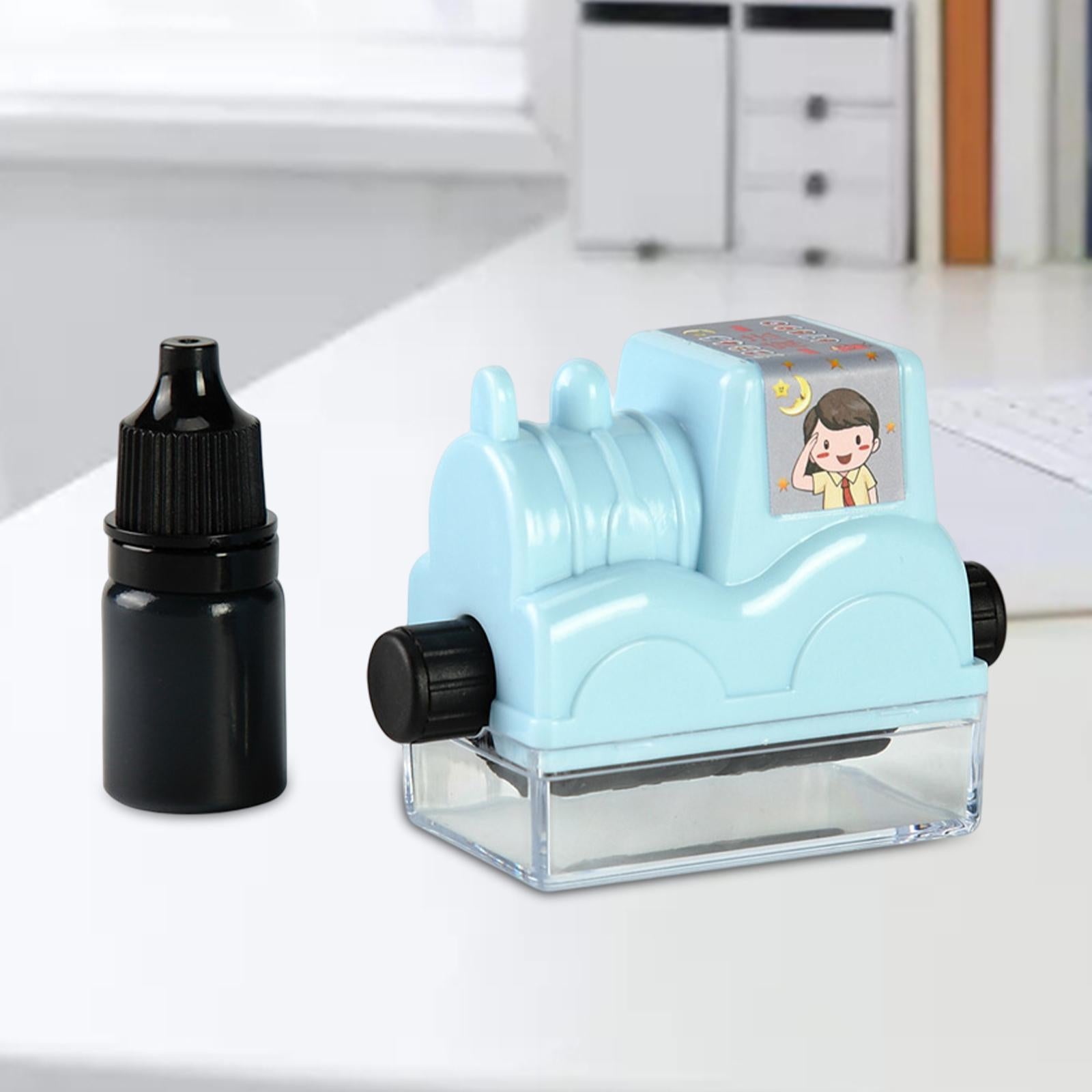 3xSmart Math Roller Stamps 1-100 for Classroom Supplies Elementary School Kids Blue Multiplication