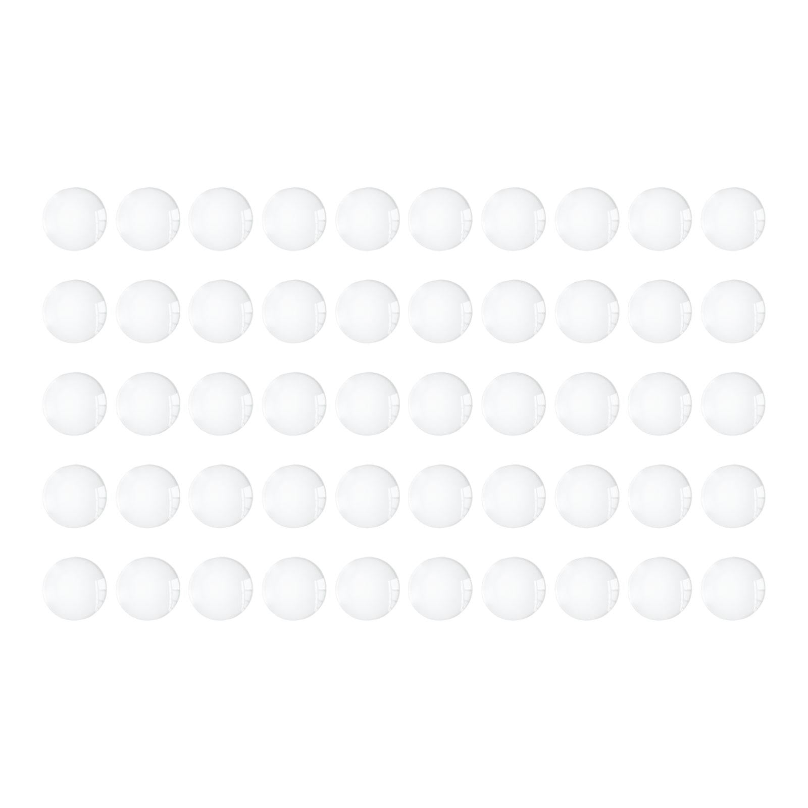 6xHalf Round Flatback for Jewelry Making DIY Crafts Glass Cabochons Dome Tiles 12mm 50pcs