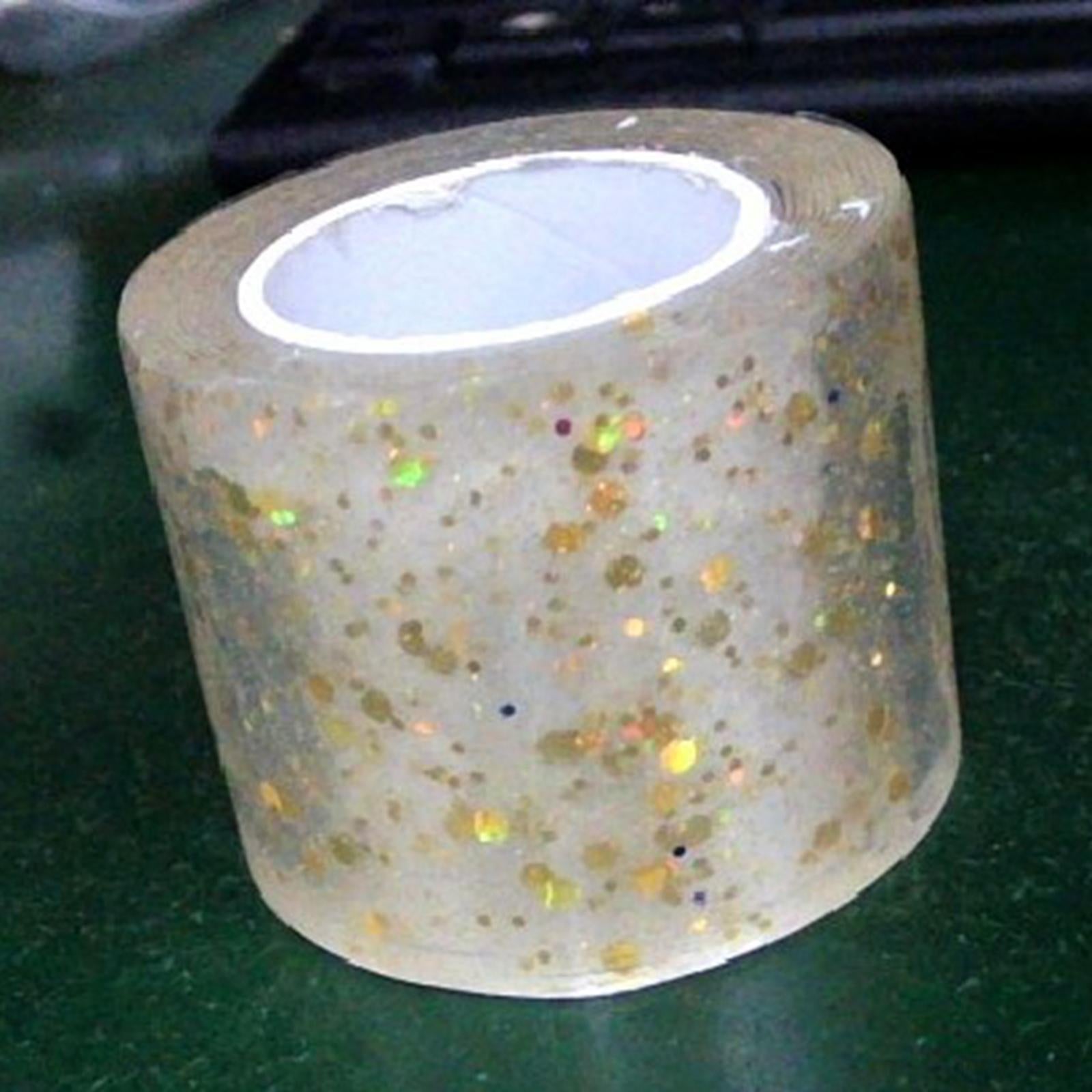 2xNano Glitter Tape Traceless Reusable for Pinch Toy Making Home Handmade Ball 0.7mmx3cmx2m
