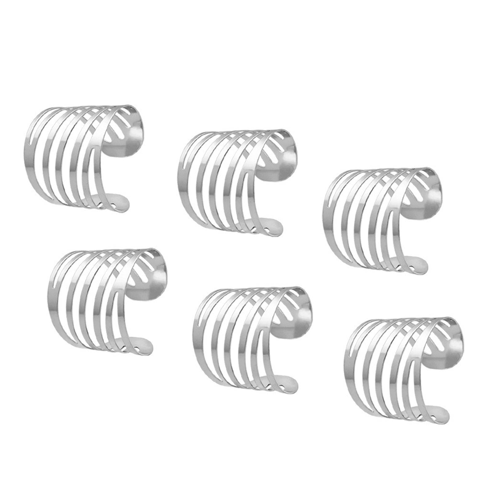 3x6x Napkin Ring Holder Napkin Rings Set for Thanksgiving Birthday Party Favor