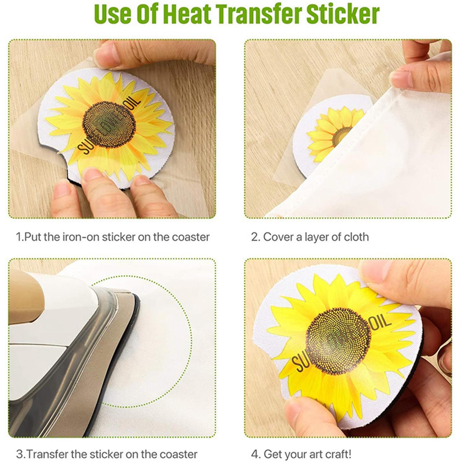 2x10 Pieces Blank Car Coasters for Sublimation for Heat Press Painting Project