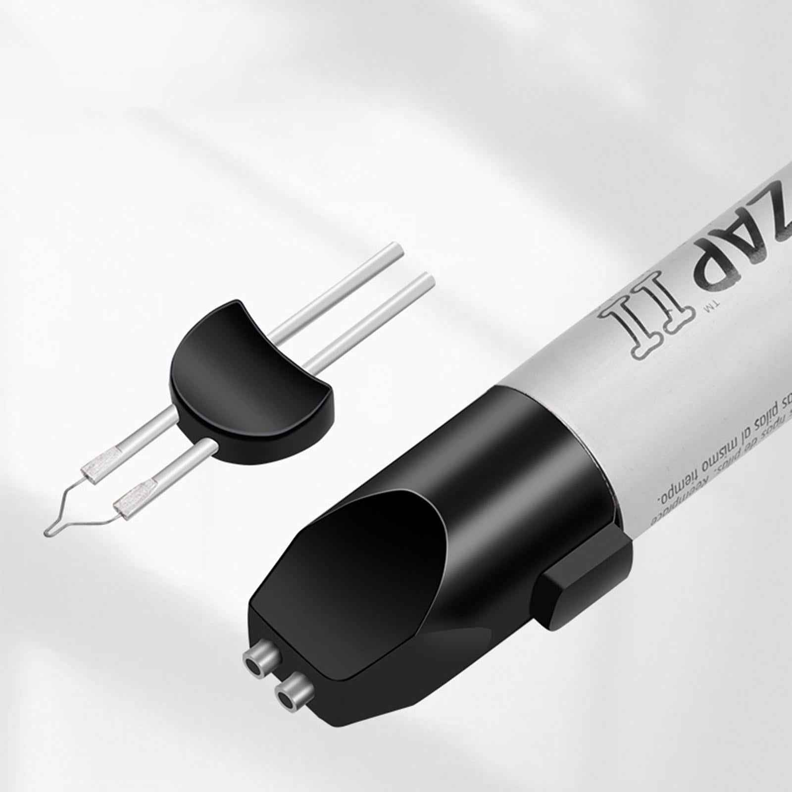 Thread Zapper Burner Tool Finishing Bead Weaving Leather Craft Thread Burner Silver with 5 Heads