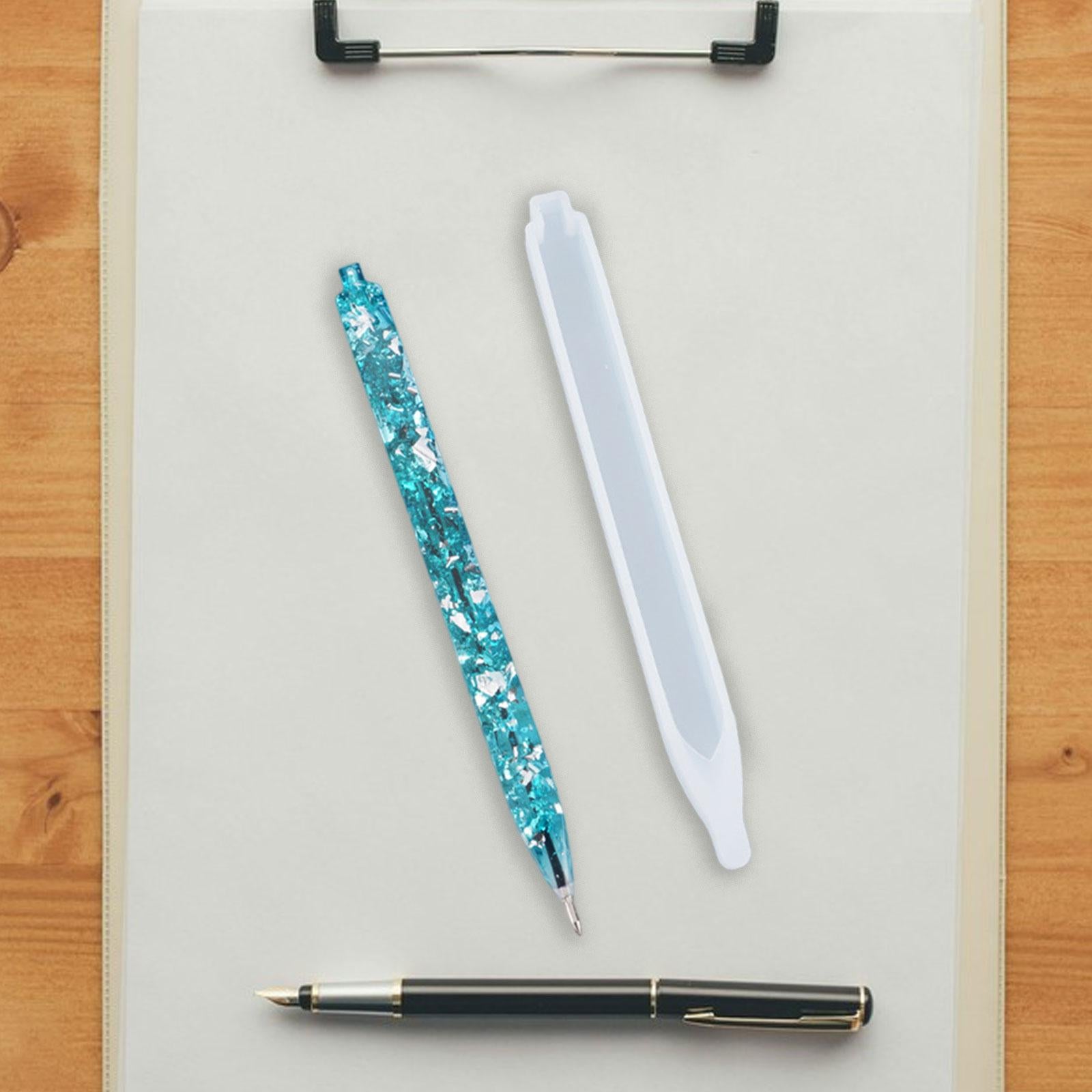 4xPen Resin Die Resin Casting Reusable Durable Stationery Ballpoint Pen Making Style C