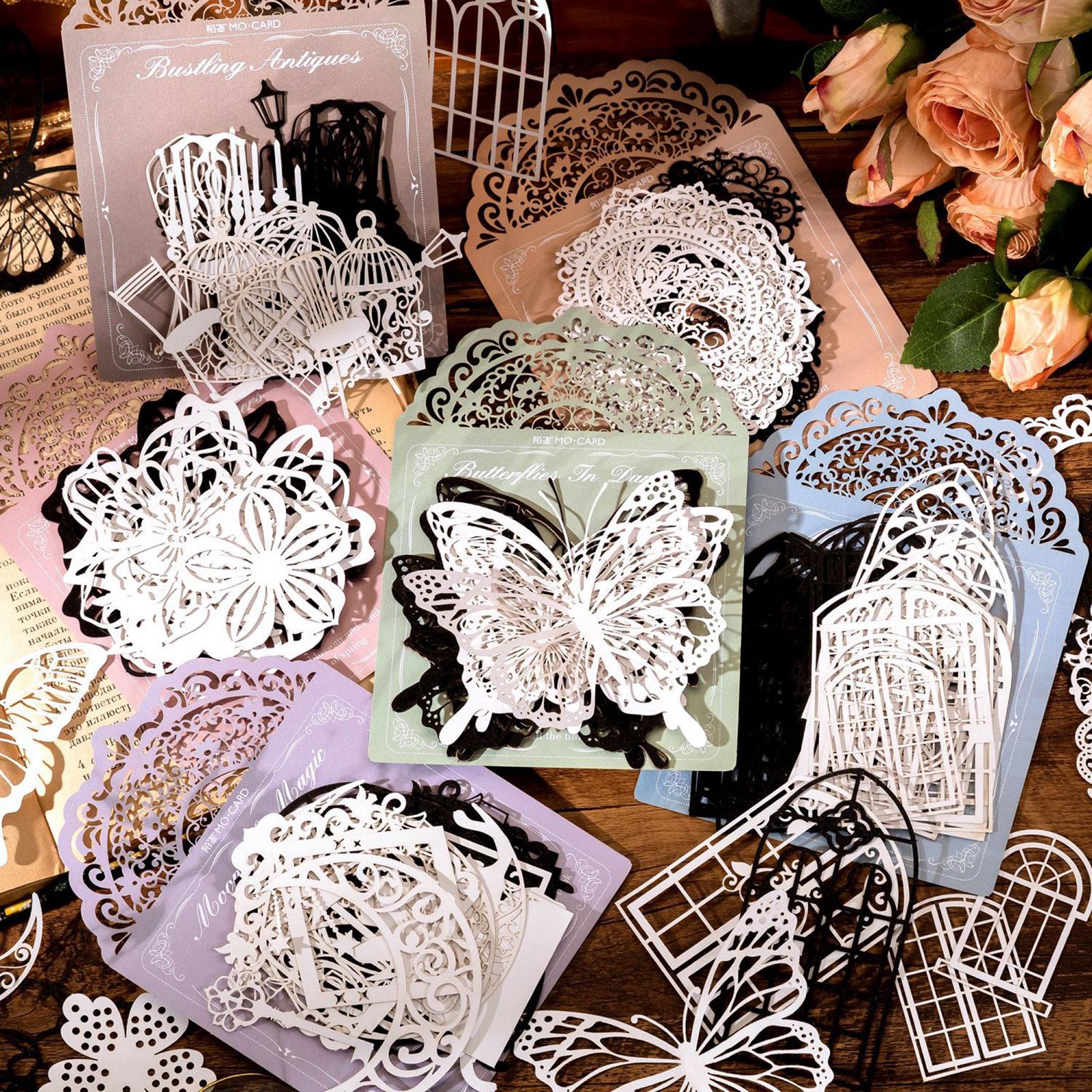3x20x Lace for Scrapbooking Decorative Papers for Crafting for Art Album Window