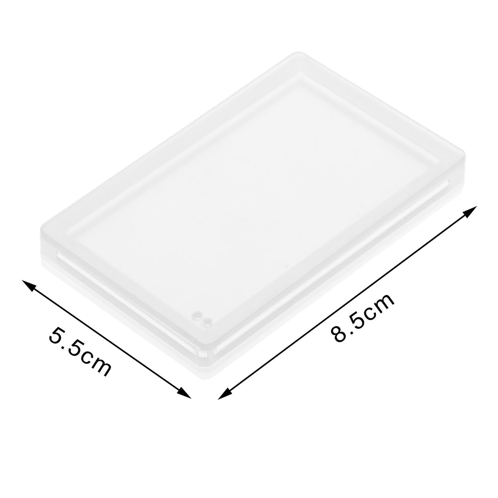 2x4Pcs DIY Acrylic Quicksand Plates Holiday Festive Home DIY Liquid Quicksand 8.5cmx5.5cm