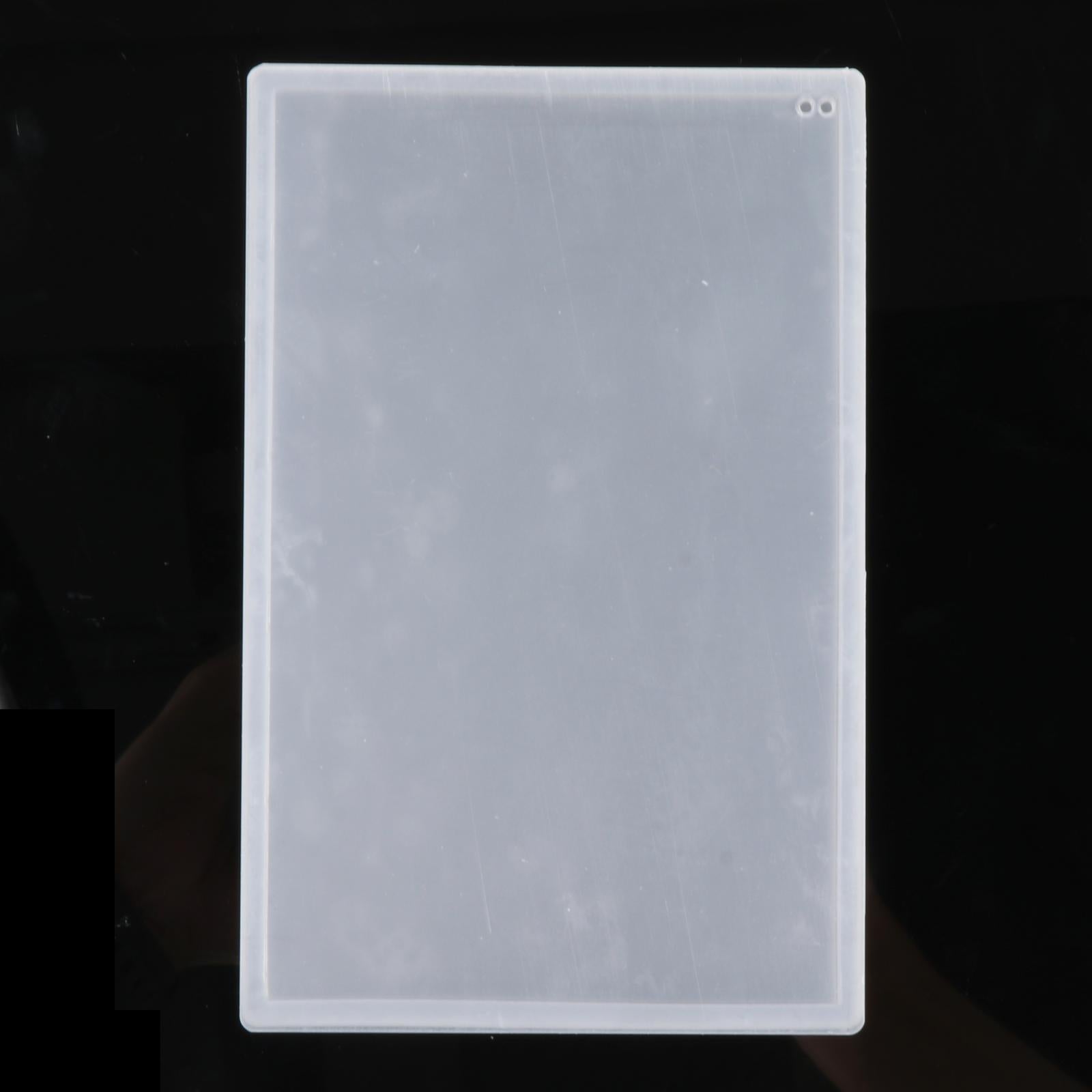 2x4Pcs DIY Acrylic Quicksand Plates Holiday Festive Home DIY Liquid Quicksand 12cmx8cm