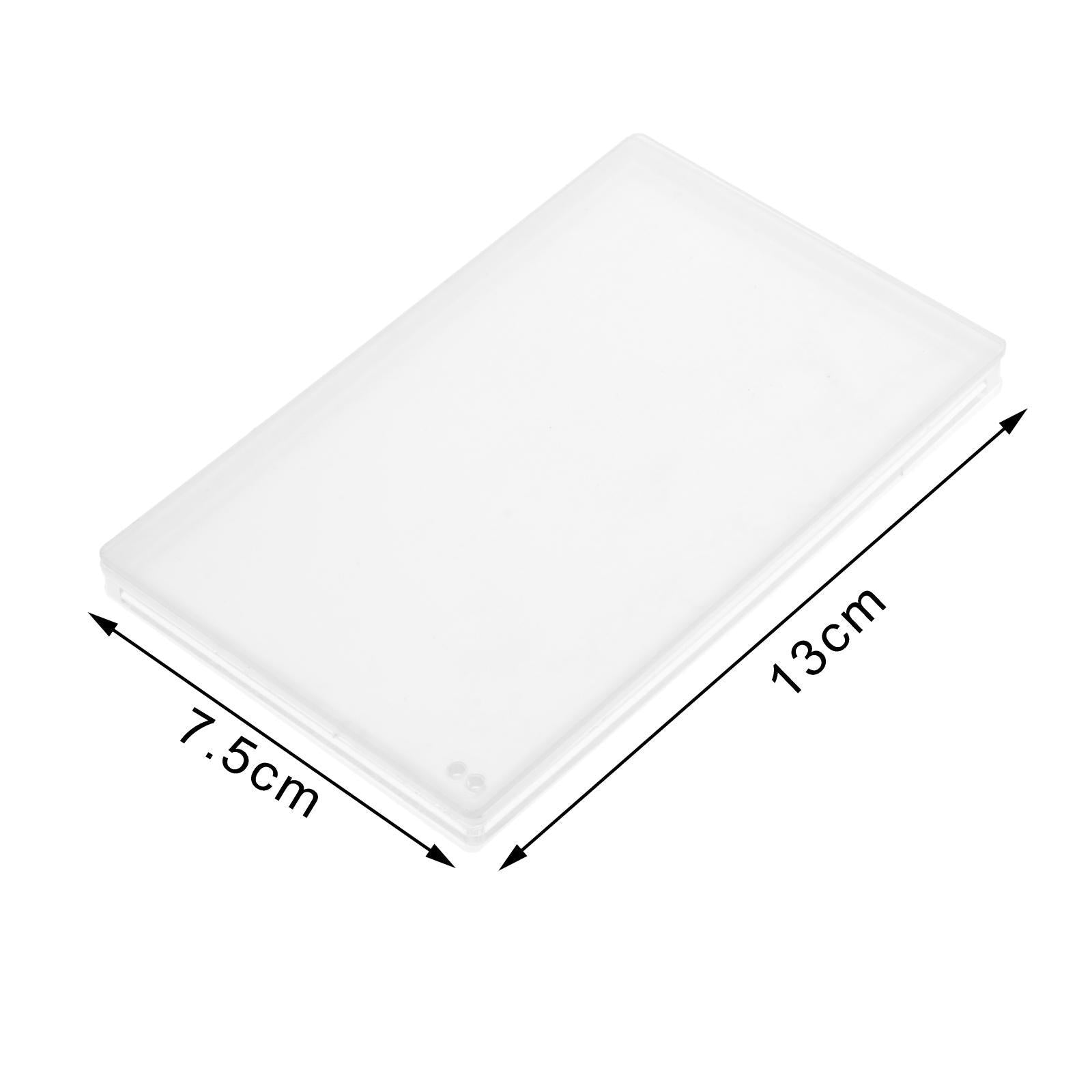 4x4Pcs DIY Acrylic Quicksand Plates Holiday Festive Home DIY Liquid Quicksand 13cmx7.5cm