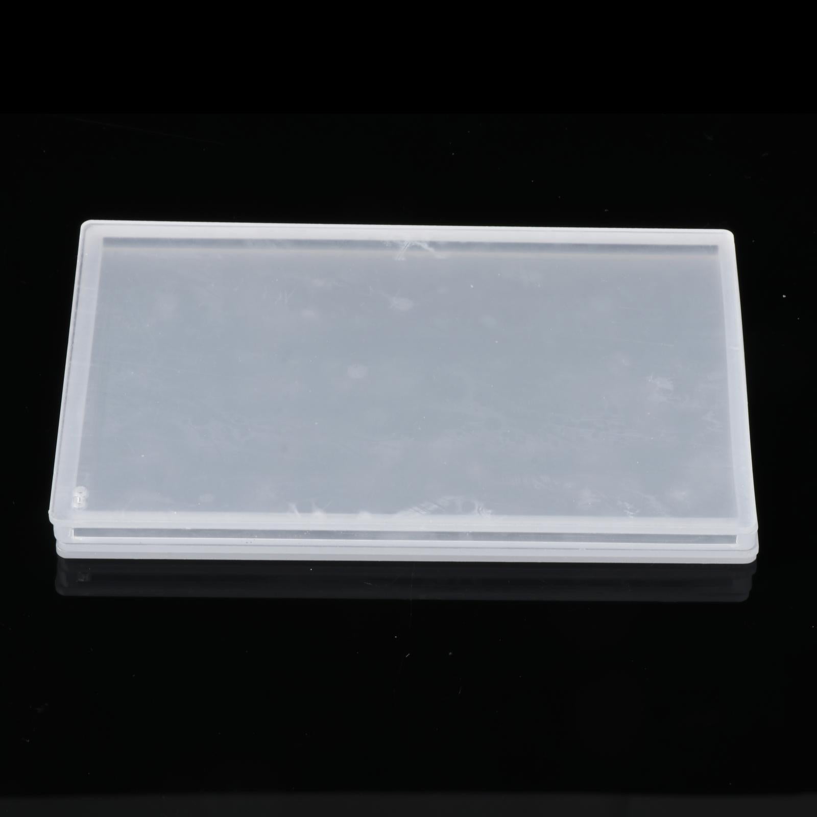 4x4Pcs DIY Acrylic Quicksand Plates Holiday Festive Home DIY Liquid Quicksand 13cmx7.5cm