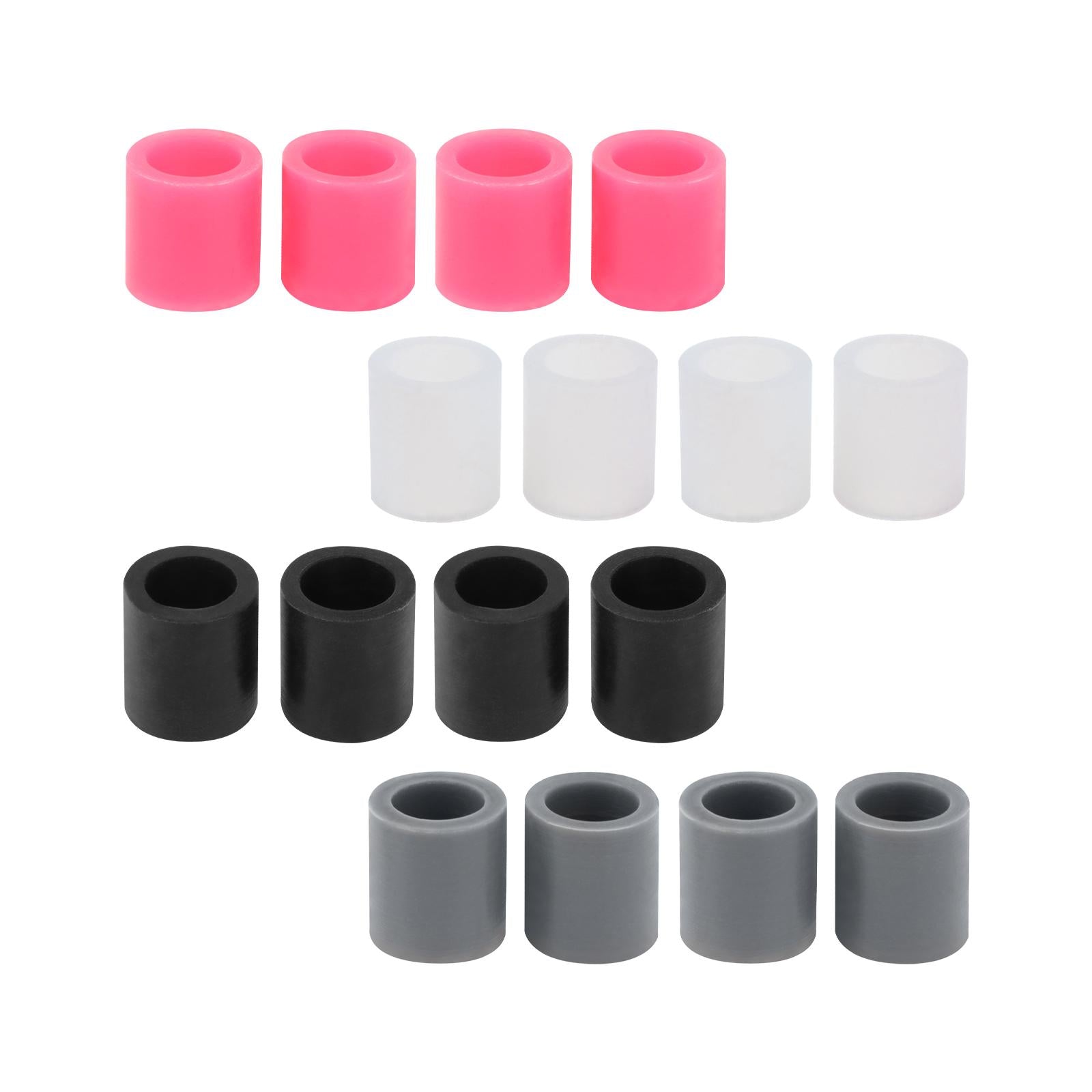 2x4Pcs Rubber Rollers Durable Rubber Roller Wheel for Electric Cutting Machine Pink
