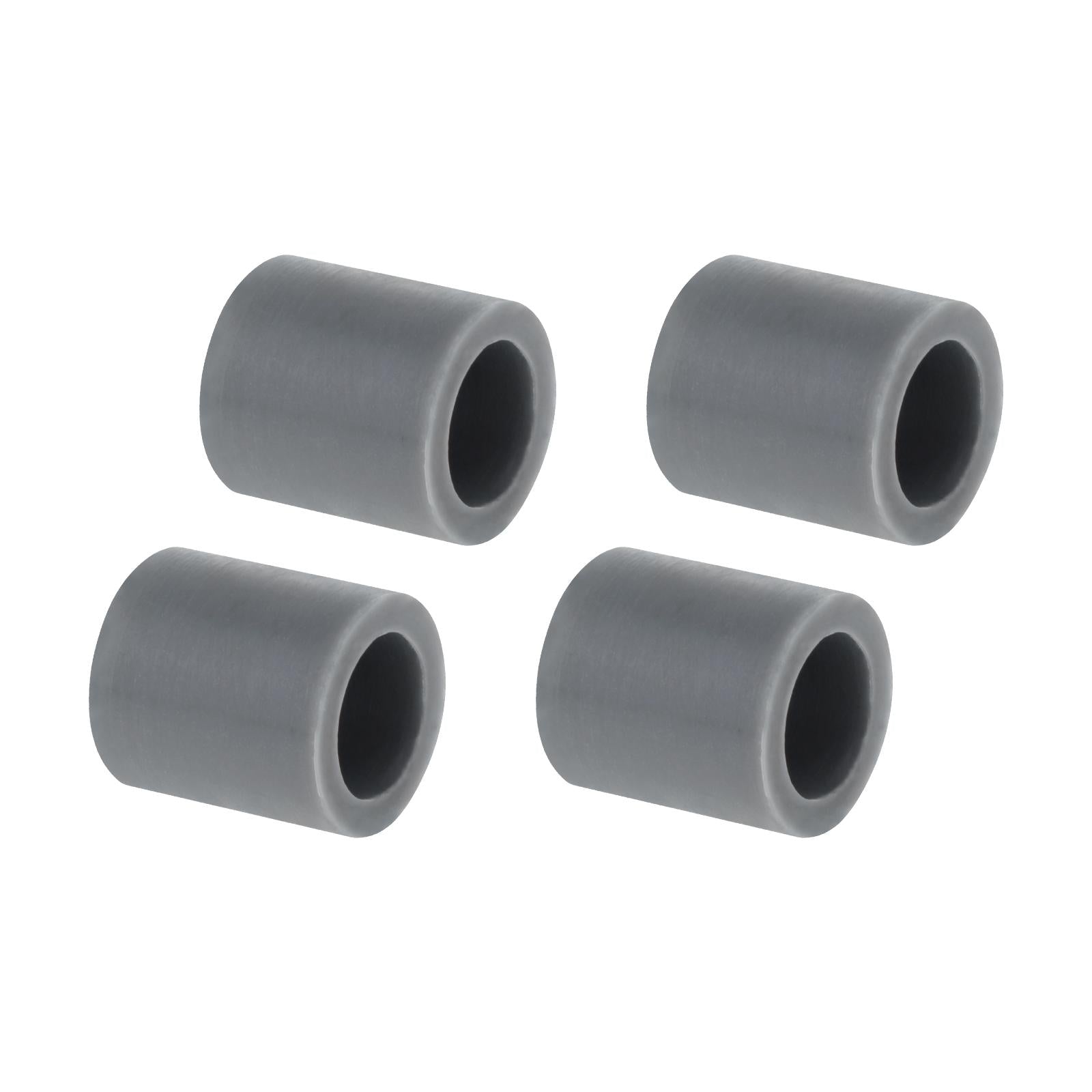2x4Pcs Rubber Rollers Durable Rubber Roller Wheel for Electric Cutting Machine Gray
