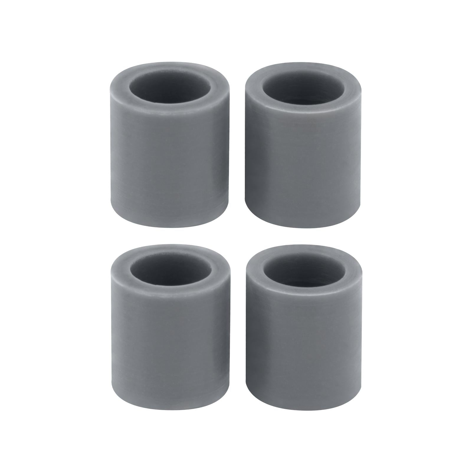 3x4Pcs Rubber Rollers Durable Rubber Roller Wheel for Electric Cutting Machine Gray