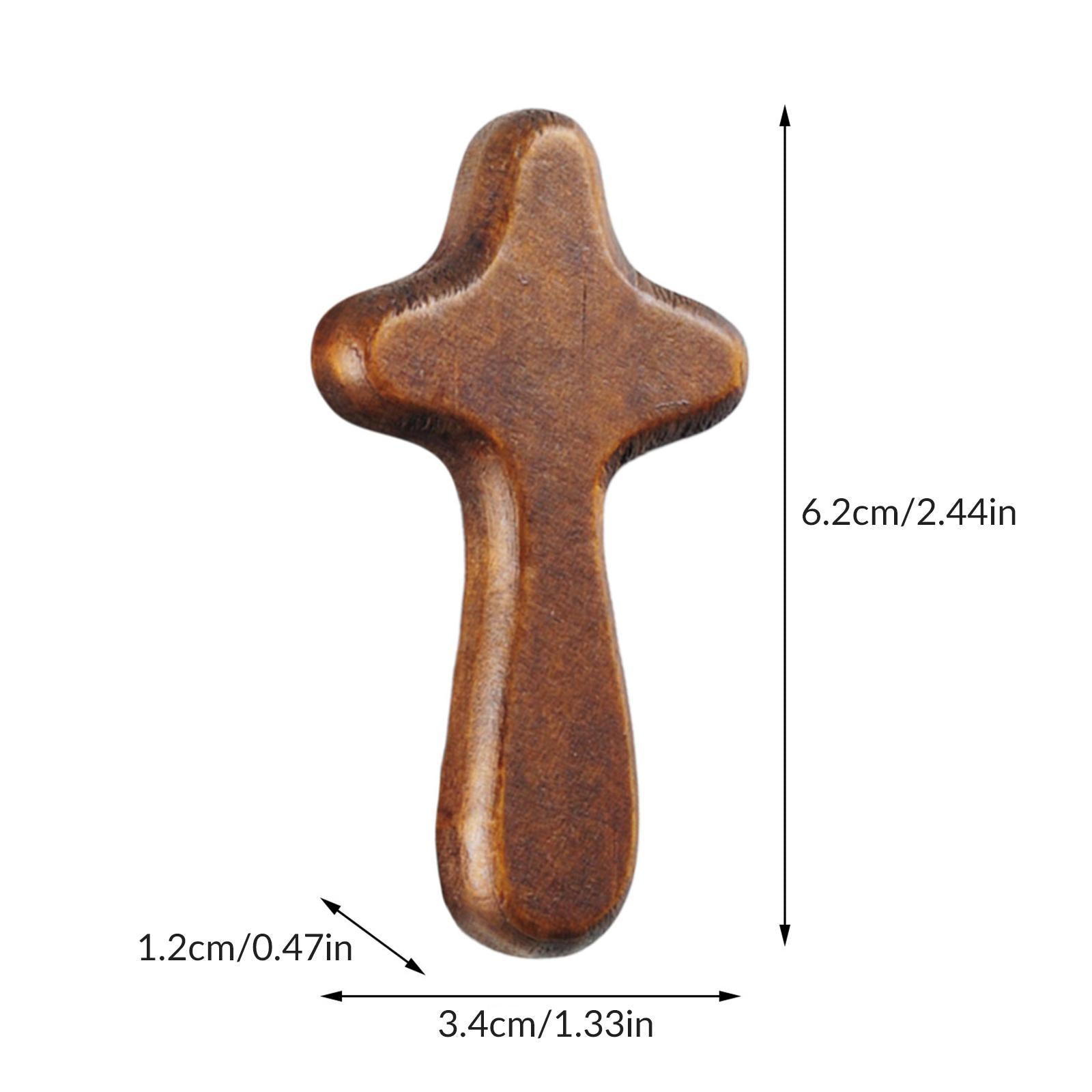 2x5x Prayer Cross Neighbor Caring Friend Decoration Clinging Palm Pocket Crosses B