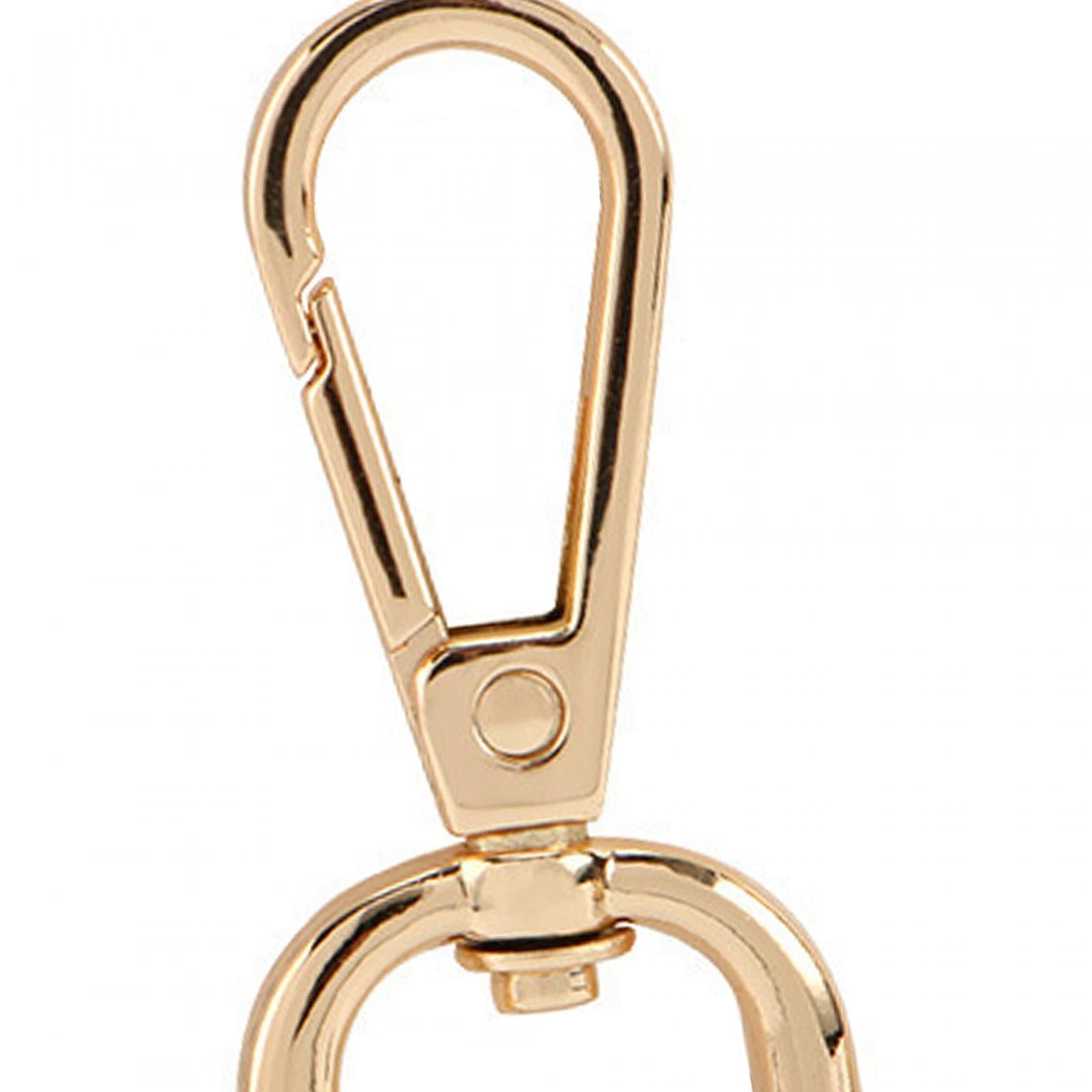 3xSwivel Snap Hooks Replacement DIY Crafts Trigger Clips Swivel Lobster Clasps 16mm Gold