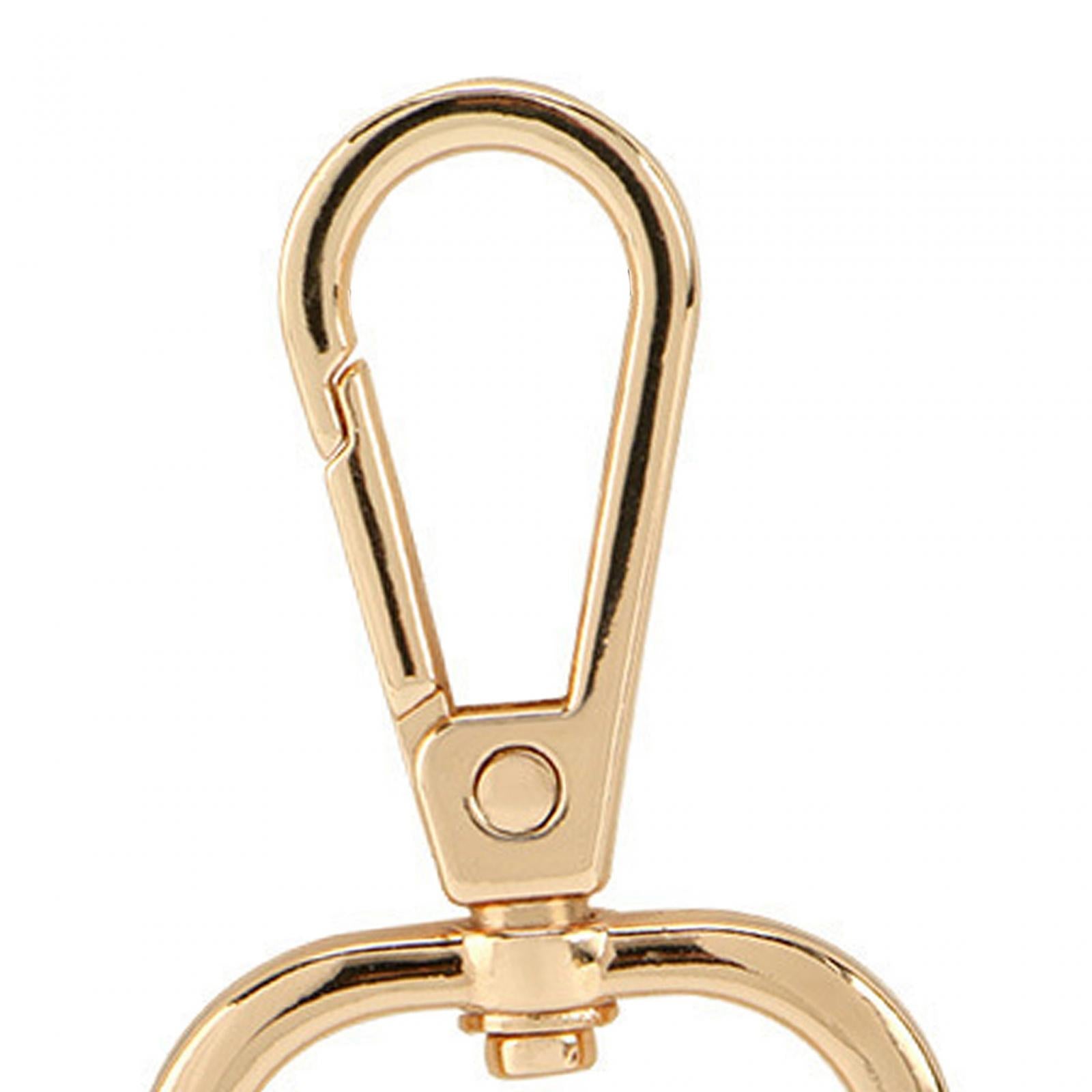 2xSwivel Snap Hooks Replacement DIY Crafts Trigger Clips Swivel Lobster Clasps 19mm Gold