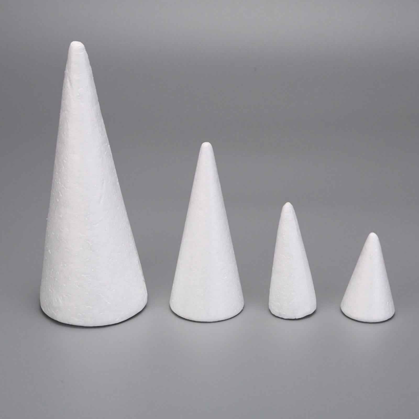 5Pcs Foam Cones for Crafts Christmas Tree Project for Children Kids Festival