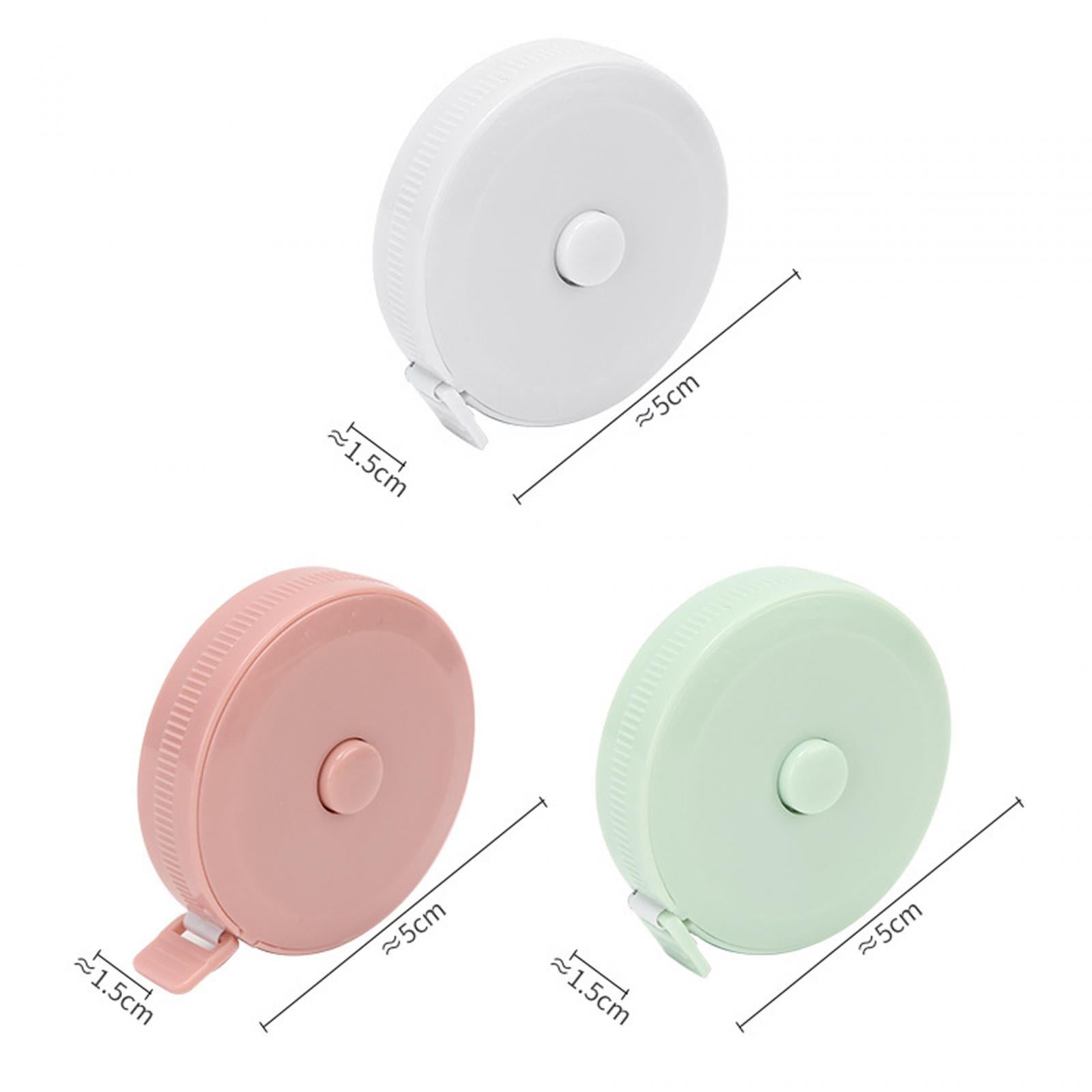 2xSewing Tape Measure Tools Body Measure Tape 60 inch for Tailor Nursing Waist Green
