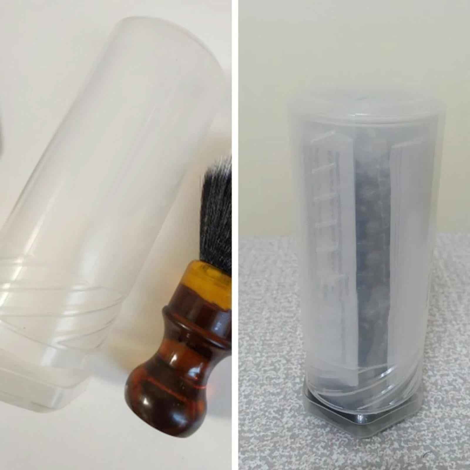 Shaving Brush Travel Case Gift Shaving Brush Case for Birthday Holiday Party