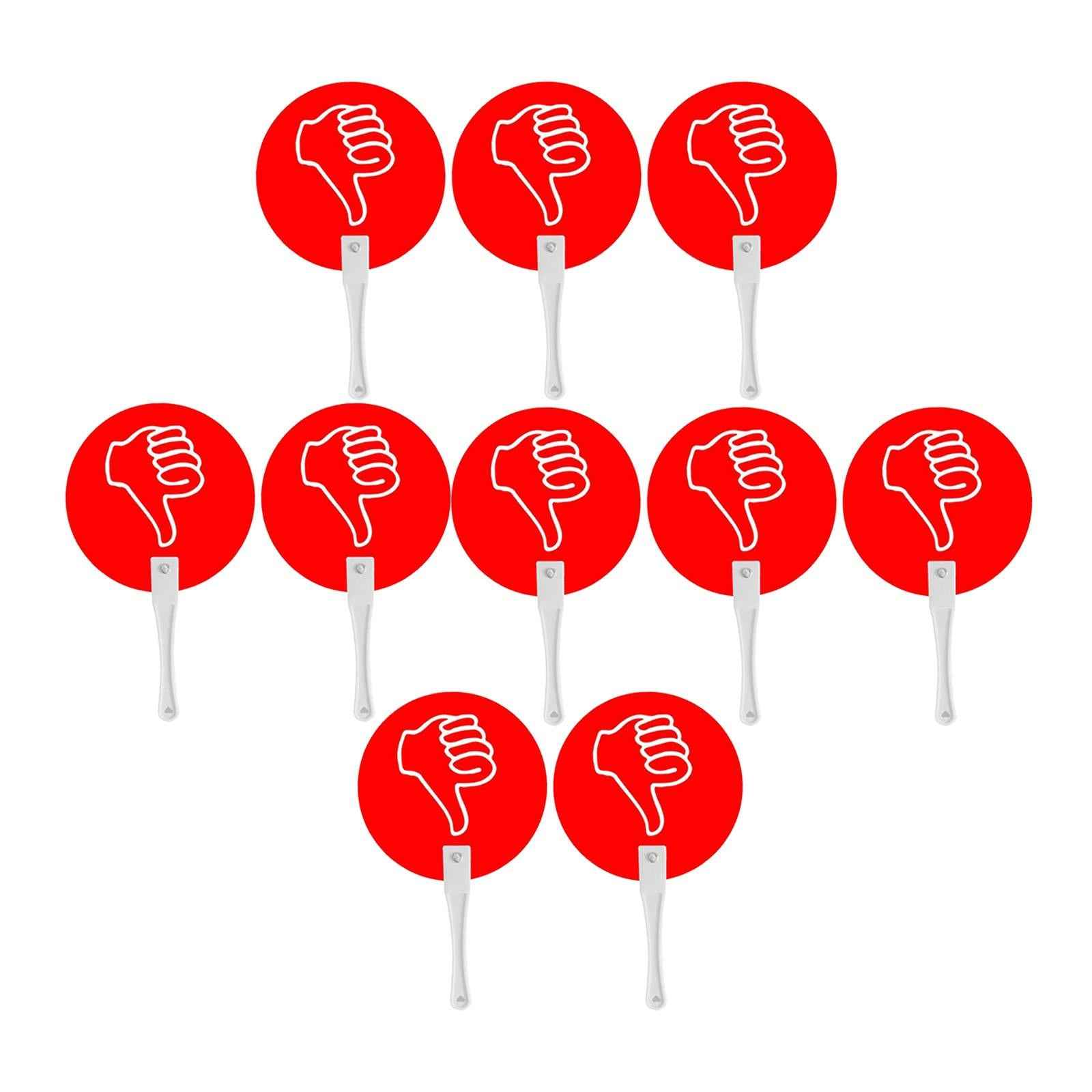 10x Voting Paddles Supplies Yes No Paddles for Activities Meeting Assessment