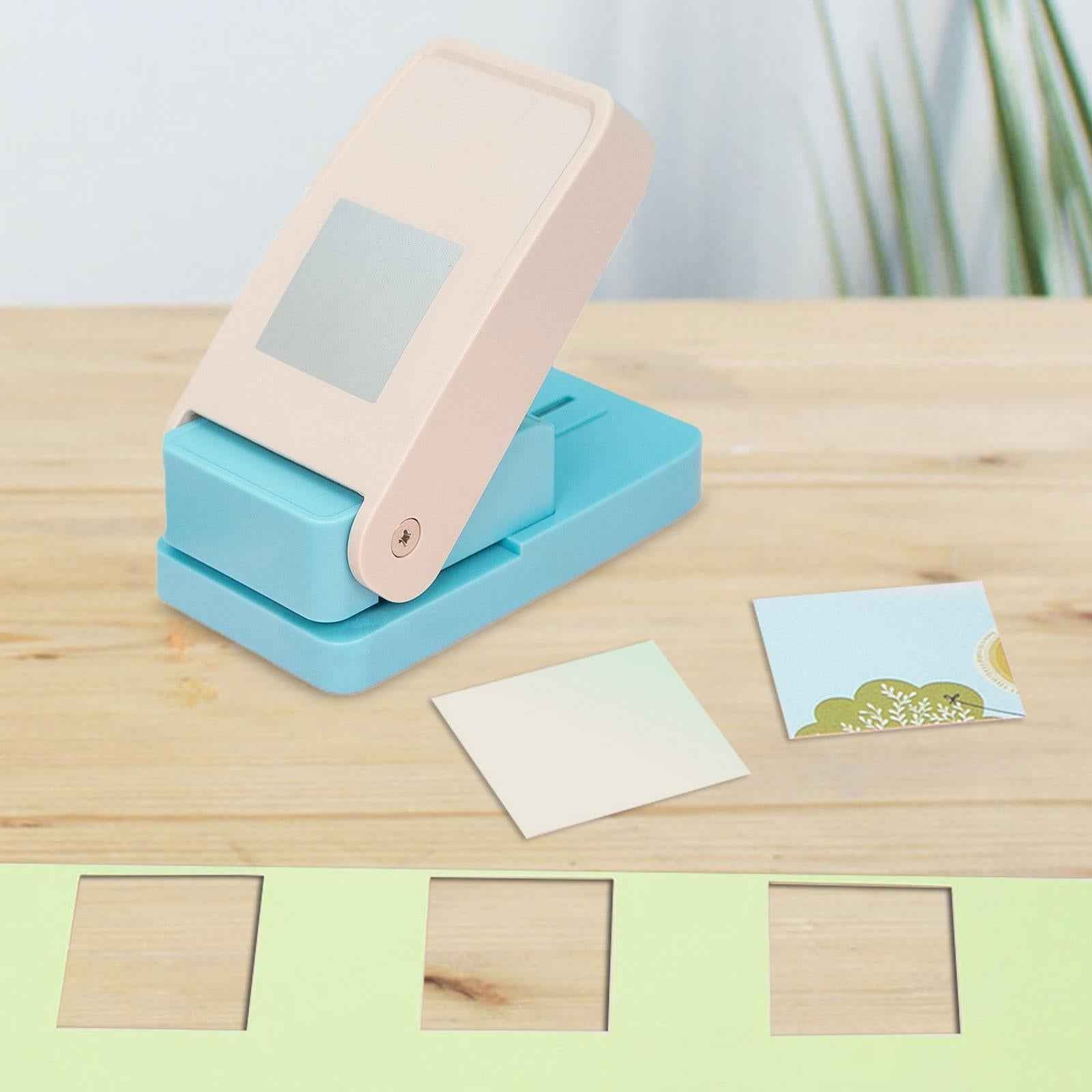 Tab Punch Loose Leaf Separator Label Punch for Handmade Project Bookmark Square
