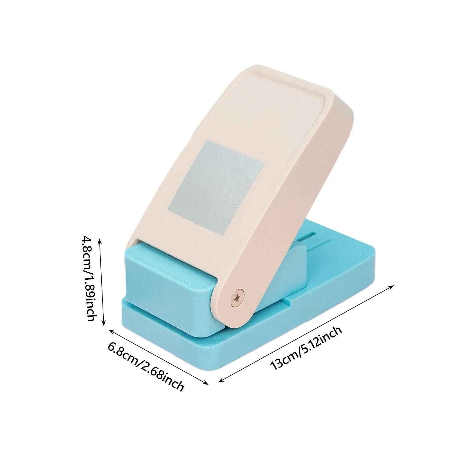 Tab Punch Loose Leaf Separator Label Punch for Handmade Project Bookmark Square