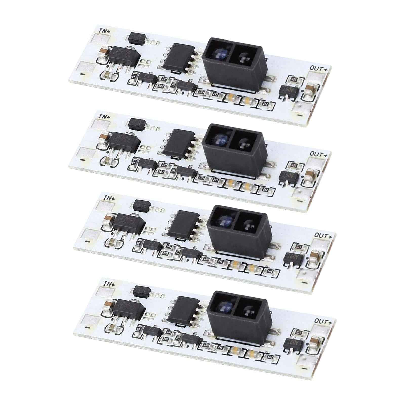 4Pcs Hand Sweep Sensor Module Infrared Induction LED Light Hand Sweep Sensor Style A