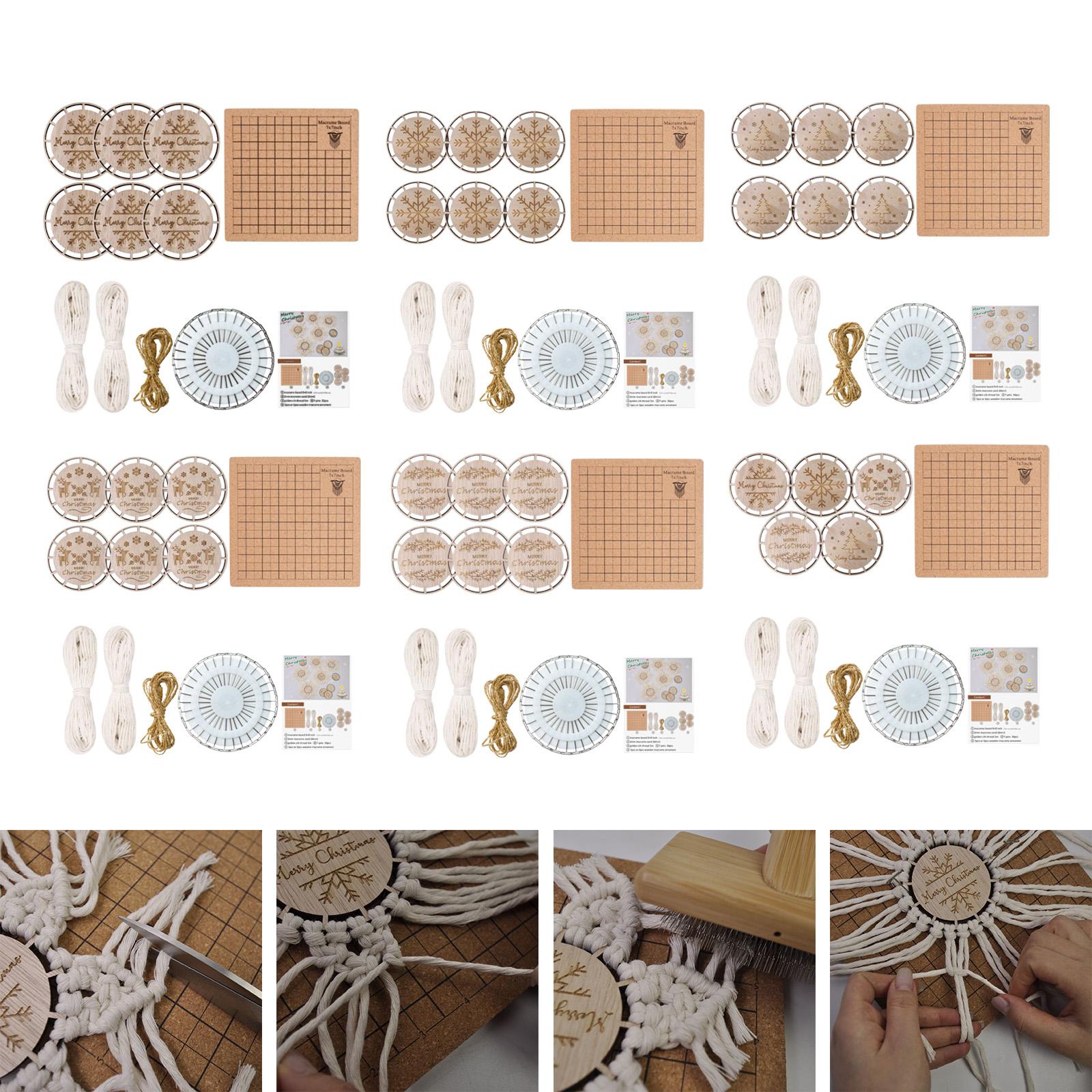 DIY Crafts Set Wood Slices for Xmas Ornaments Wedding Decorations Boho Decor Set A