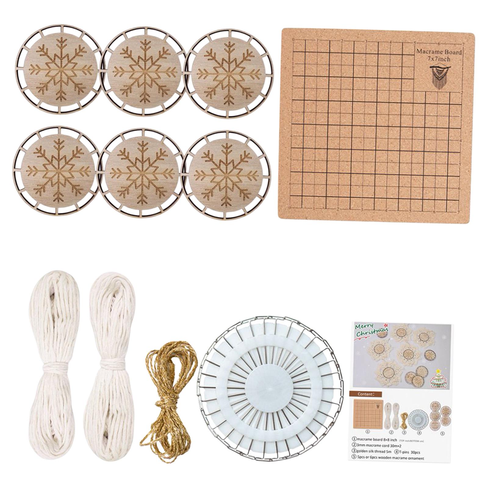 DIY Crafts Set Wood Slices for Xmas Ornaments Wedding Decorations Boho Decor Set B