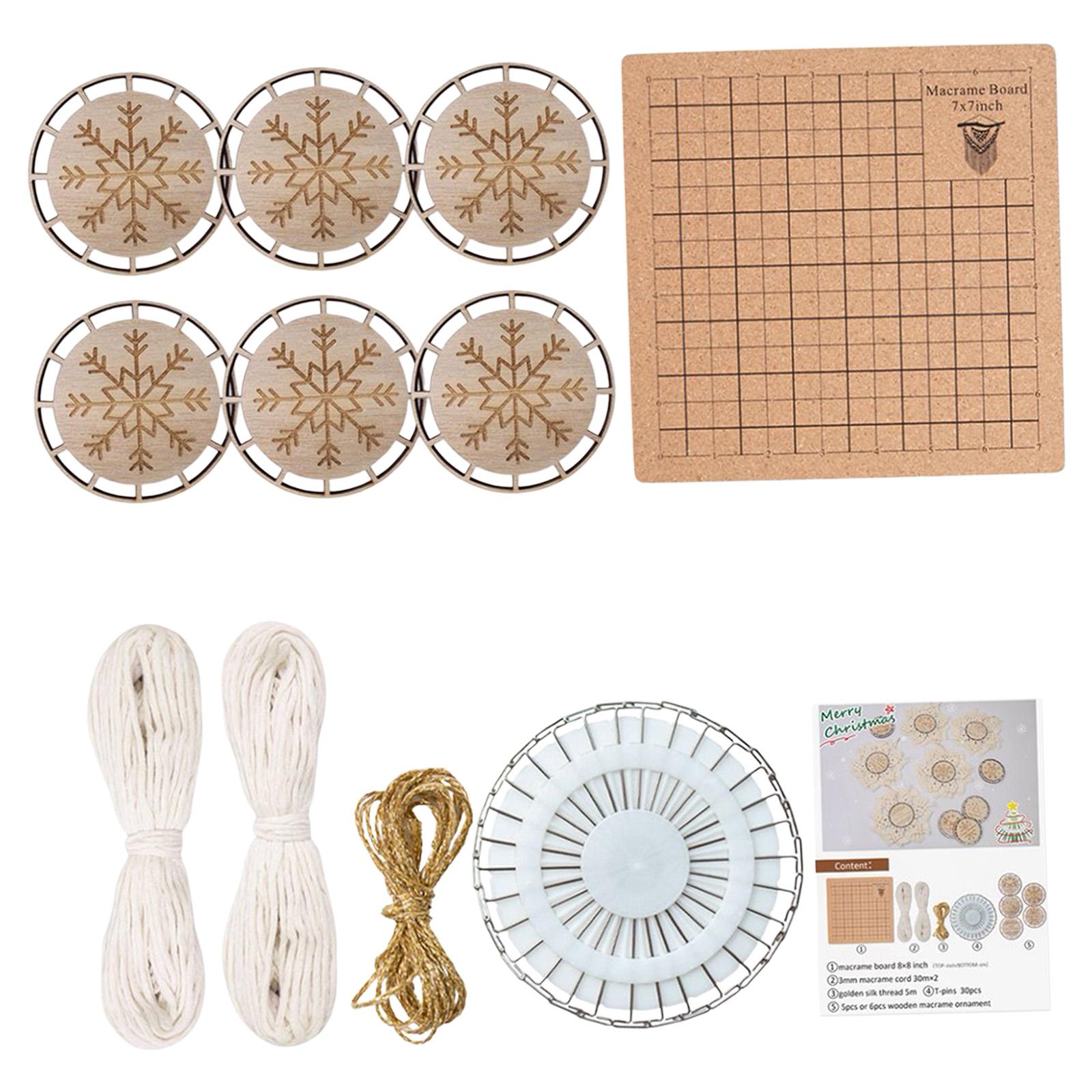 DIY Crafts Set Wood Slices for Xmas Ornaments Wedding Decorations Boho Decor Set B