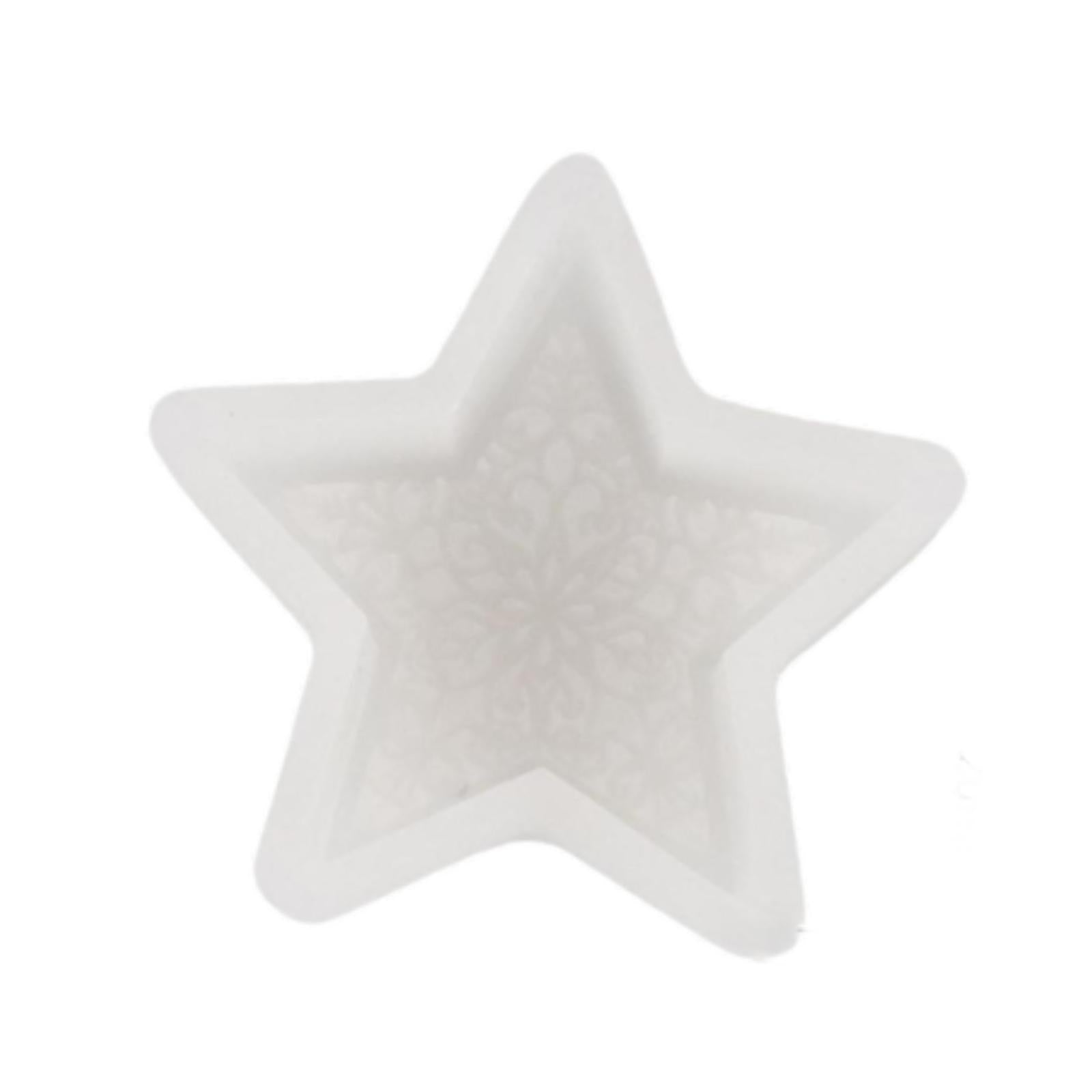 Candle Mould Silicone Mould for Home Decoration Handmade Soap Scented Candle Star