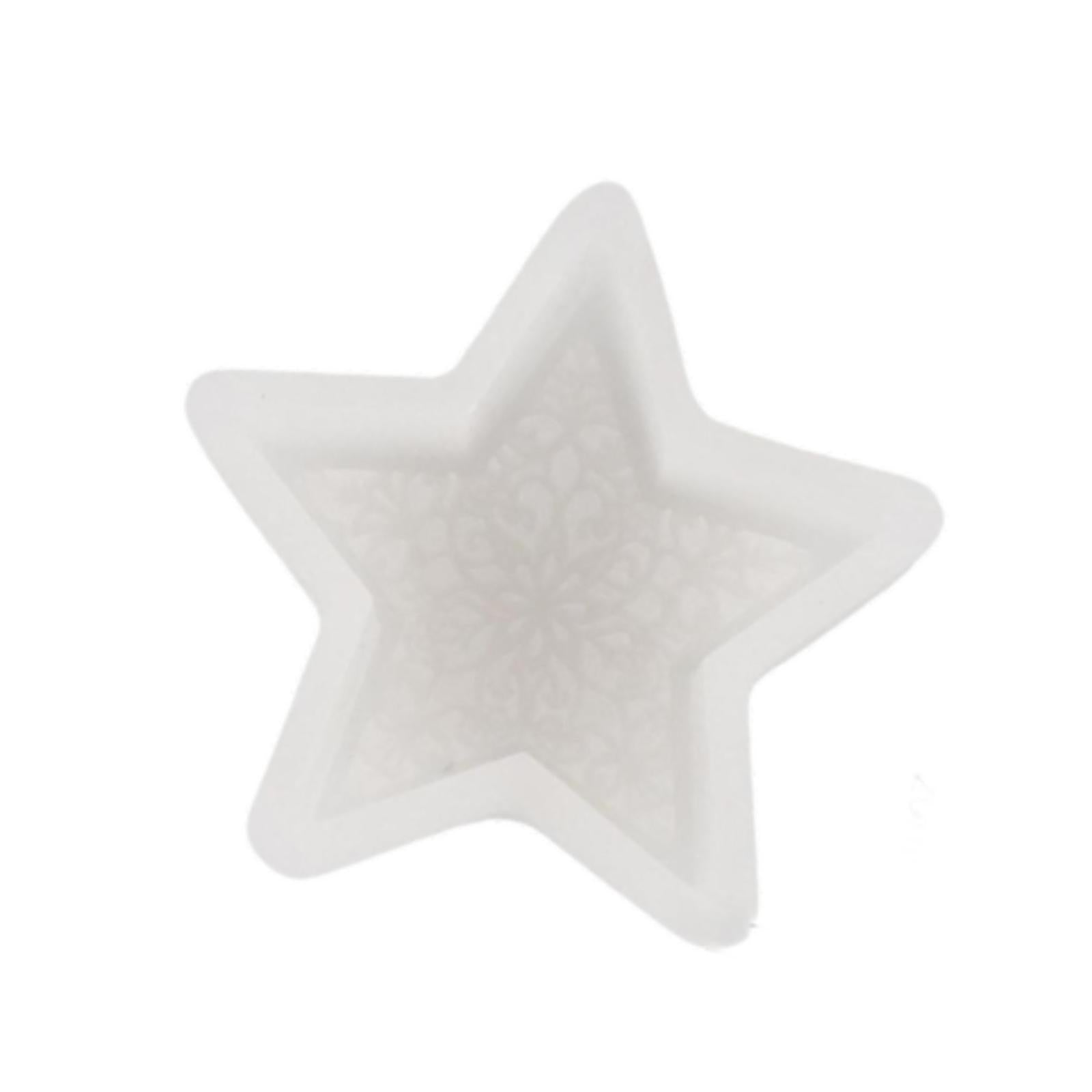 Candle Mould Silicone Mould for Home Decoration Handmade Soap Scented Candle Star