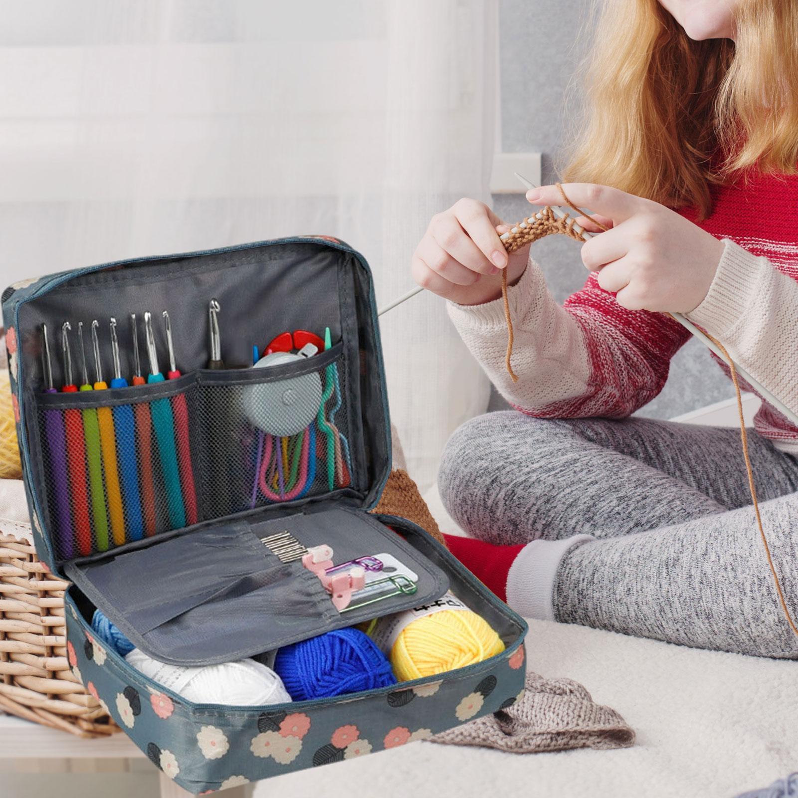 Crochet Hooks Set Crochet Accessories and Supplies for Yarn Crafts Beginners