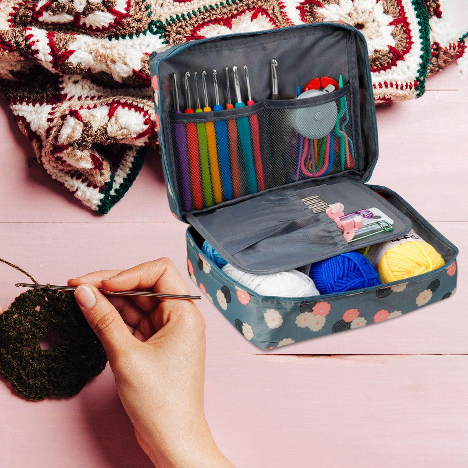 Crochet Hooks Set Crochet Accessories and Supplies for Yarn Crafts Beginners