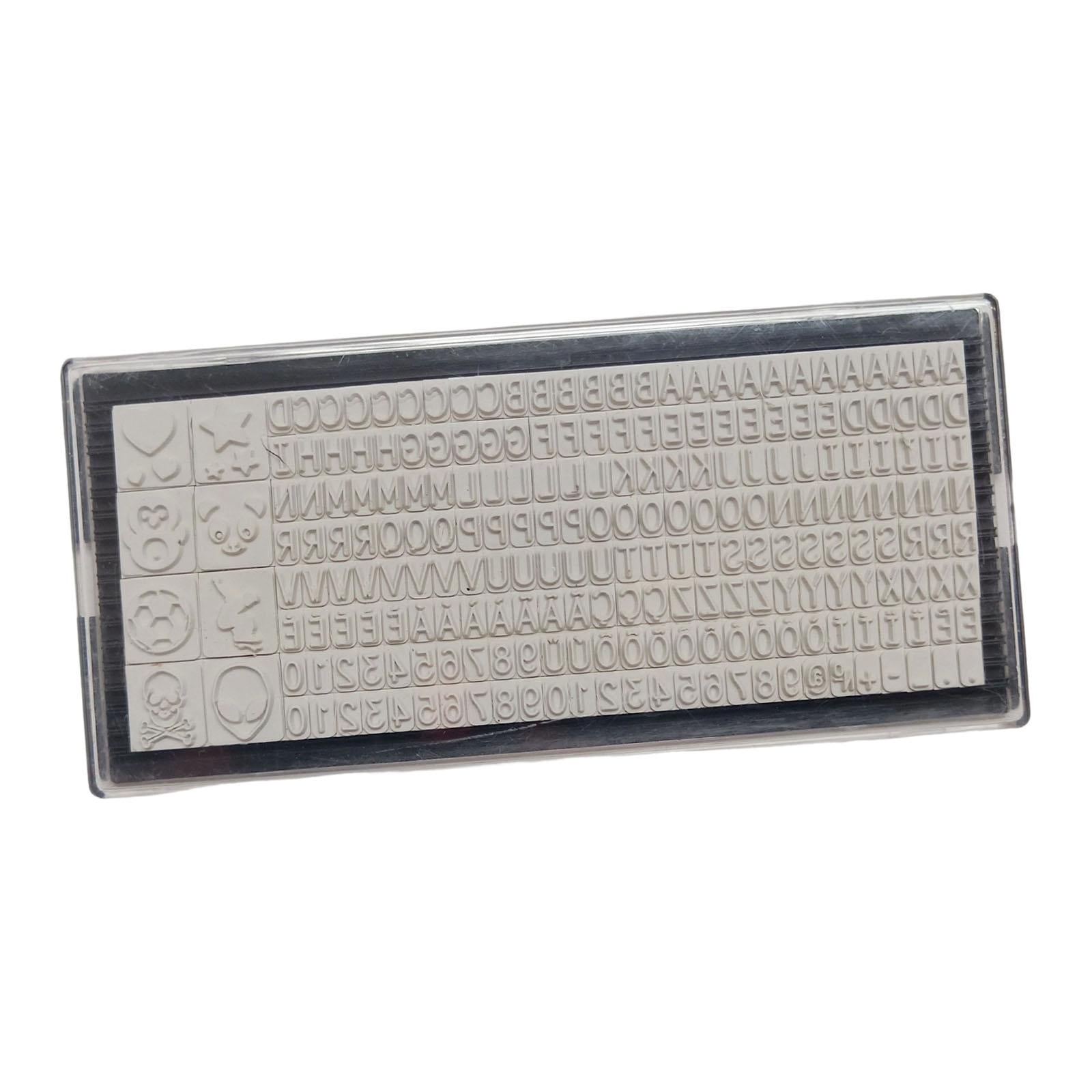 DIY Letter Number Stamp Multipurpose Portable for DIY Scrapbooking Accessory