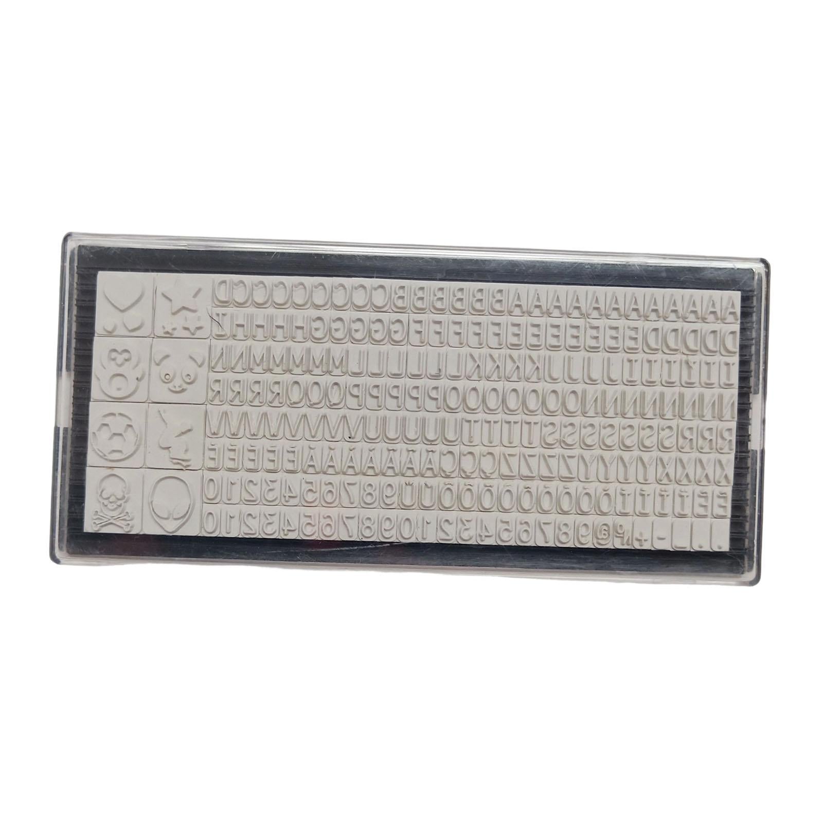 DIY Letter Number Stamp Multipurpose Portable for DIY Scrapbooking Accessory