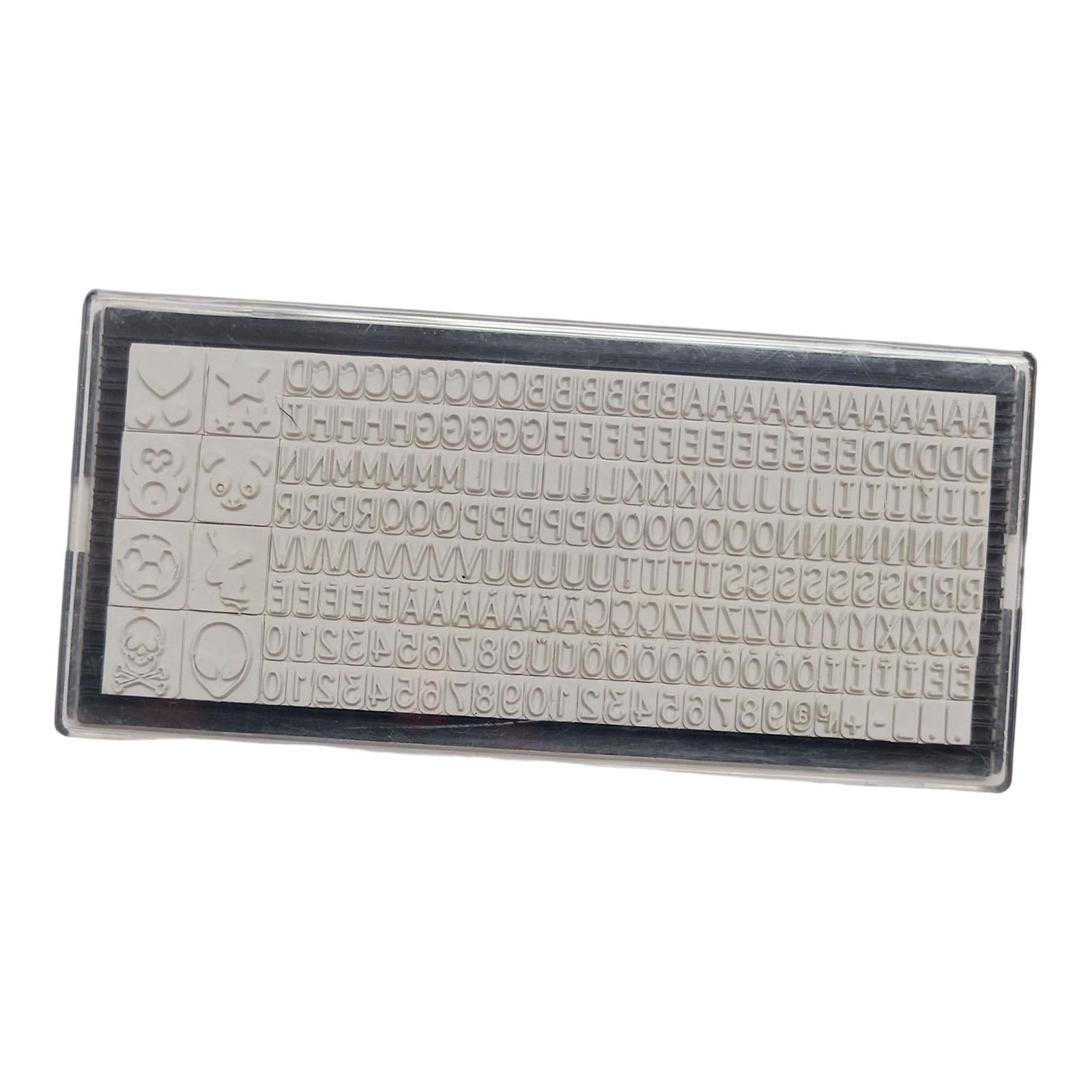 DIY Letter Number Stamp Multipurpose Portable for DIY Scrapbooking Accessory