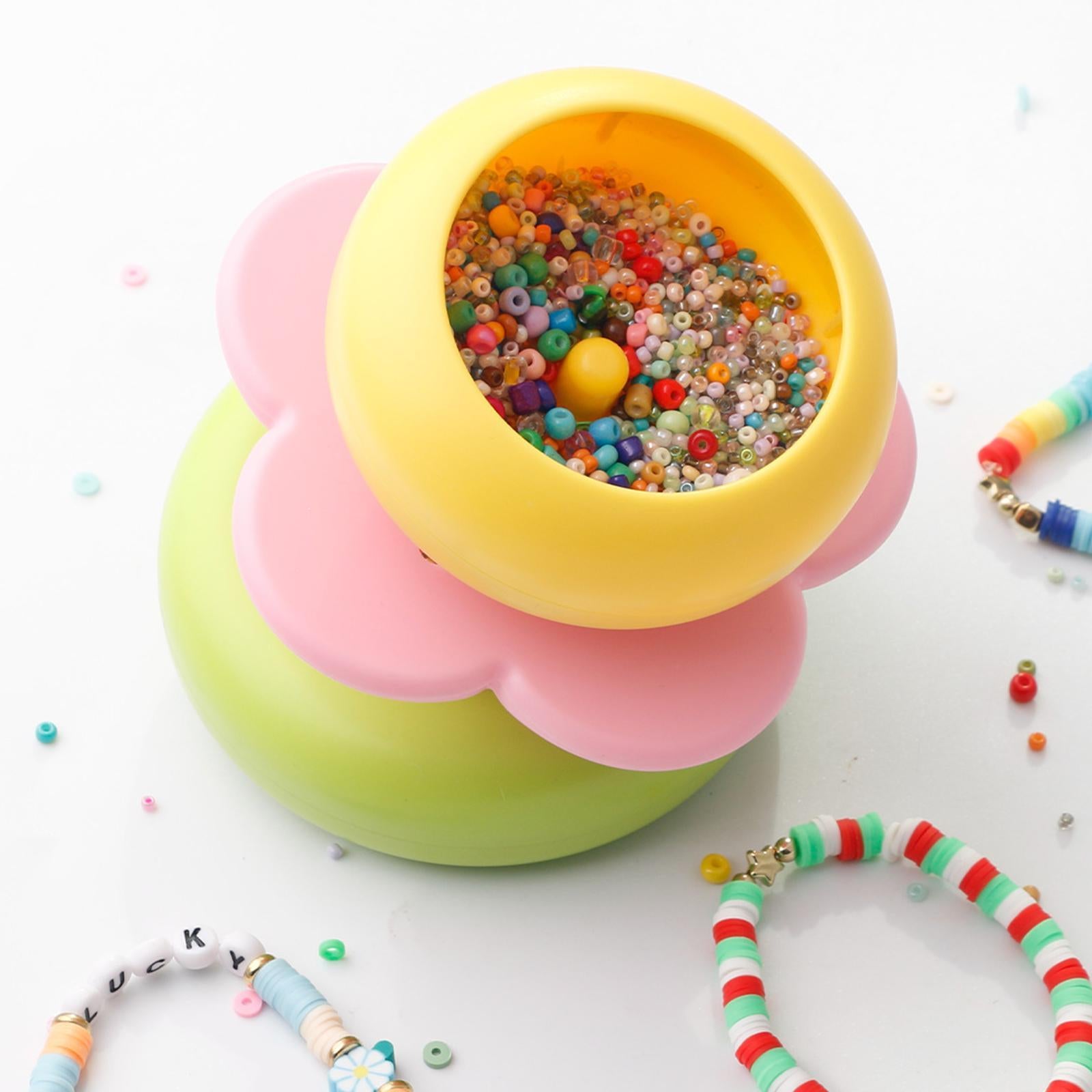 Bead Spinner Beads Loader Bead Maker for Pendants Making Jewelry Waist Chain Pink