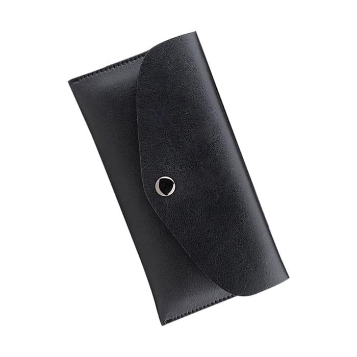 4.7 inch Mobile Phone Magnetic Buckle Case Crazy Horse Pattern Microfiber Leather Case, with Wallet & Card Slot(Black)
