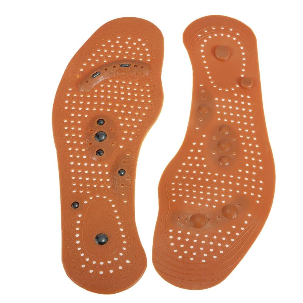 1Pair Magnetic Therapy Health Care Foot Massage Insoles for Men/ Women Magnetic Shoe Pads Foot Massager