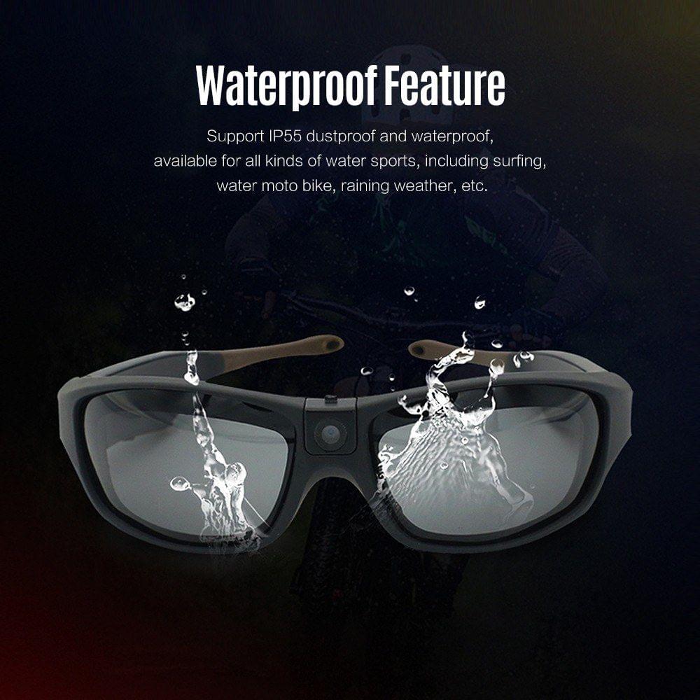 Smart Video Recording Sunglasses 1080P FHD Action Camera