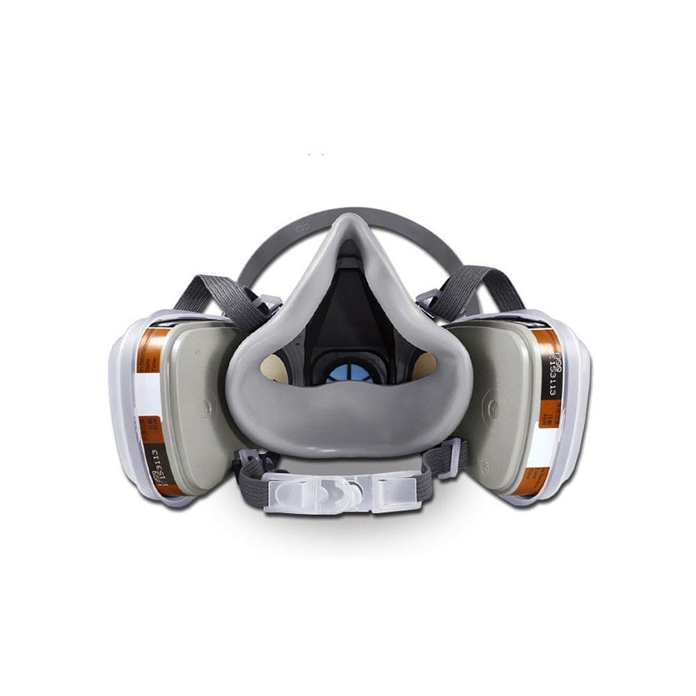 7 in 1 Suit Half Face Mask Gas Mask Respirator Mask Painting Spraying for 6200 Facepiece Gas Mask