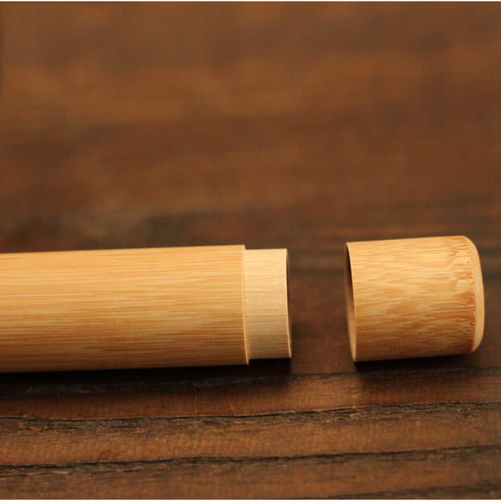 2 Pieces Portable Travel Bamboo Tea Leaves Storage Incense Spice Canister