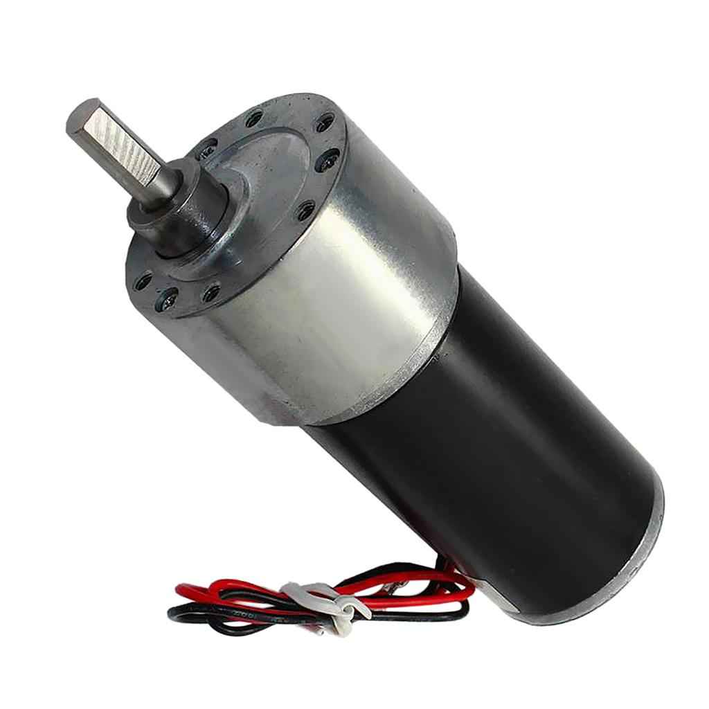 1 Piece High Torque DC Gear Motor Speed Reduction Geared Motor 24V 90RPM