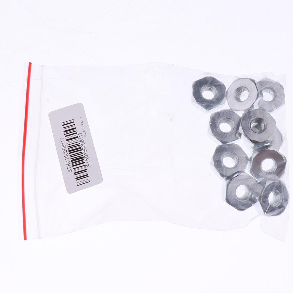2x10Pieces Bar Nuts for STIHL MS170 MS171 MS180 MS181 MS192 MS200 MS210 MS260