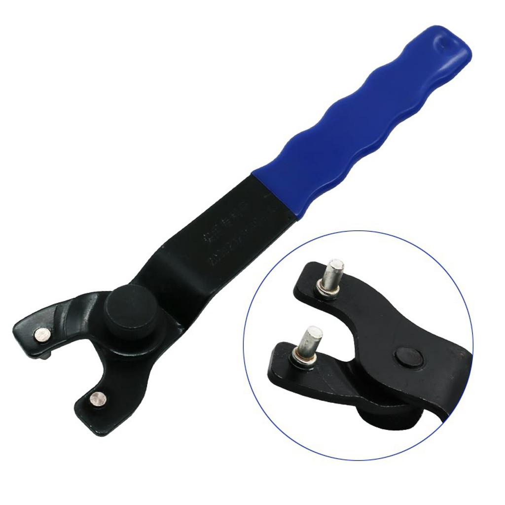 2xAdjustable Pin Spanner Wrench For Angle Grinder Polisher Wheel Nut Remover