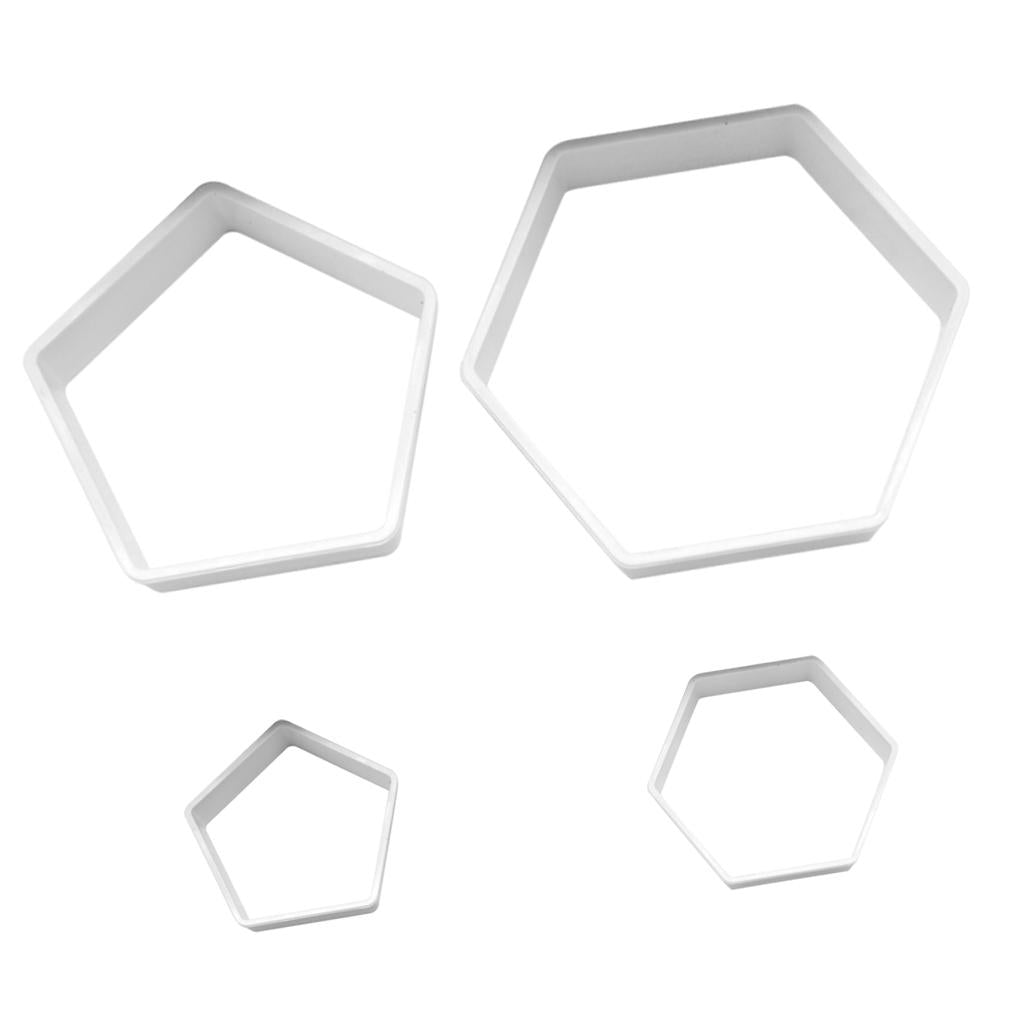 3xFootball Cookie Pastry Biscuit Cutter Fondant Cake Decorating Mold Tools