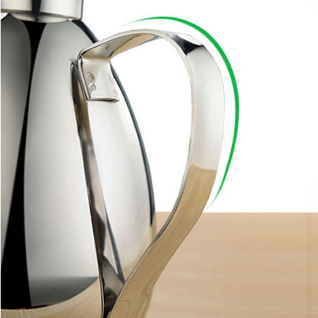 Stainless Steel Oil Can Drizzly Cruet Bottle Dispenser with Drip 0.35L