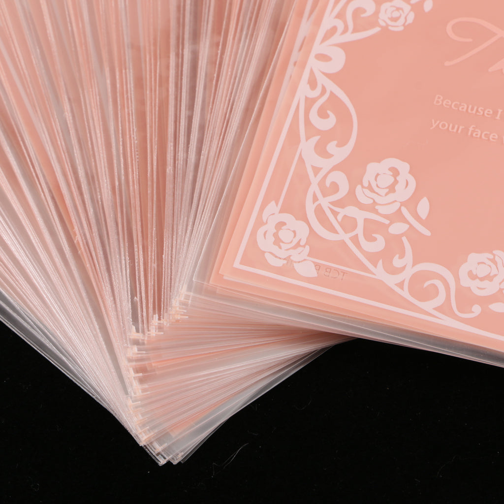 200Pcs Cellophane Gift Bags Lipstick Cookie Candy Party Bags